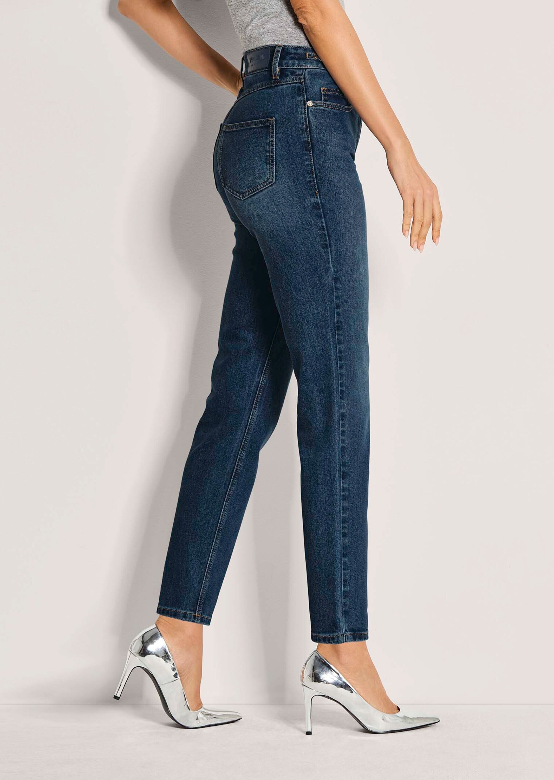 MADELEINE Regular-fit-Jeans »Jeans Lange Slim Fit Stretch-Jeans«