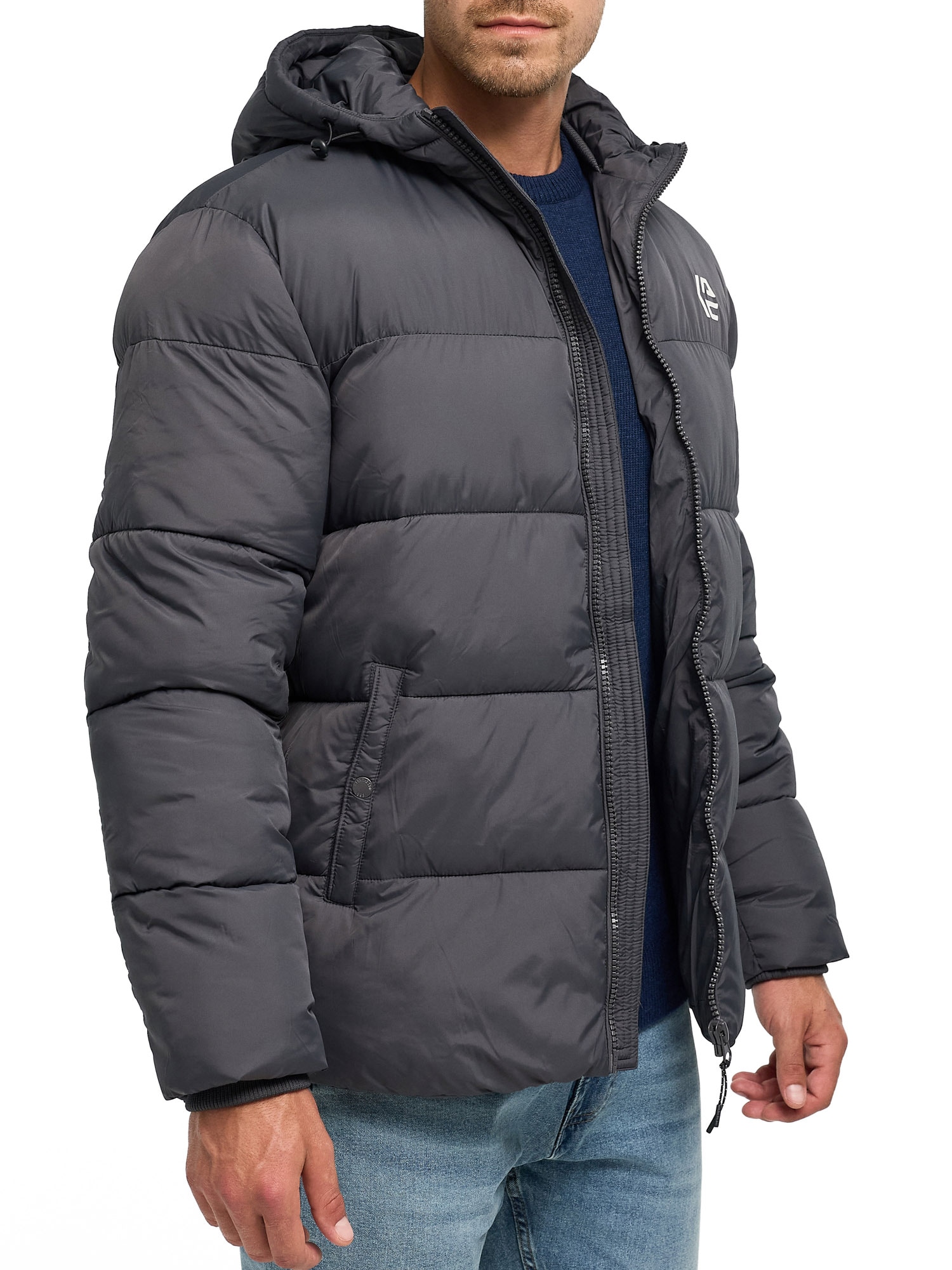 Indicode Steppjacke »INAlanin« mit Kapuze Kunstfaser, mit Steppung