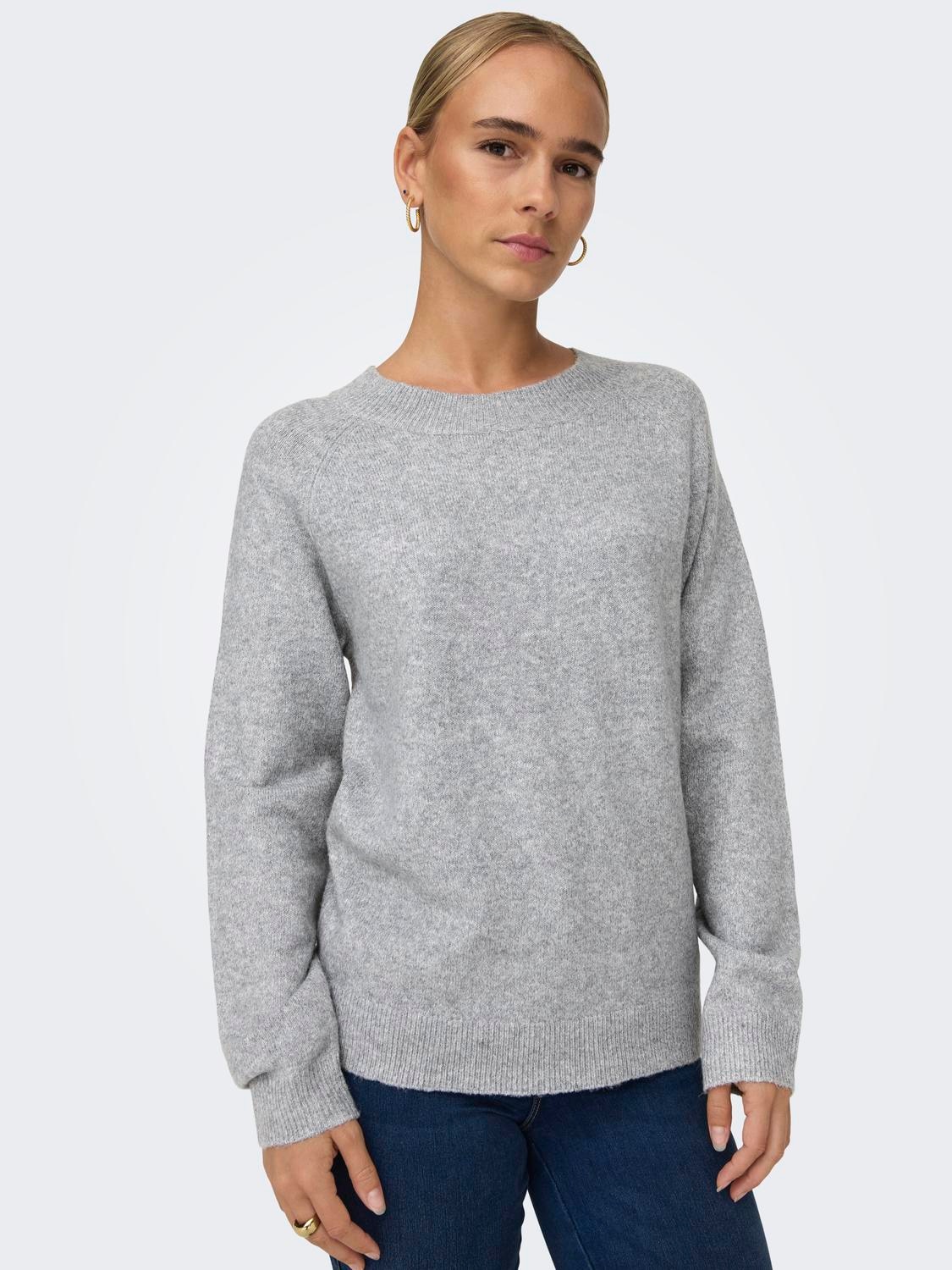 ONLY Rundhalspullover »ONLRICA LIFE L/S PULLOVER KNT NOOS«