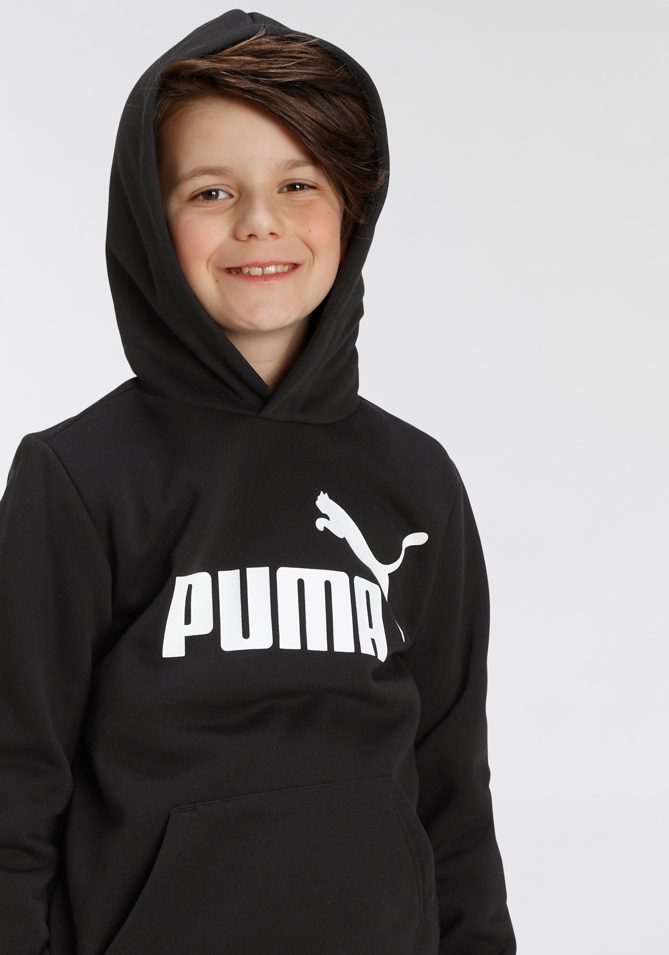 PUMA Kapuzensweatshirt »ESS BIG LOGO HOODIE FL B«
