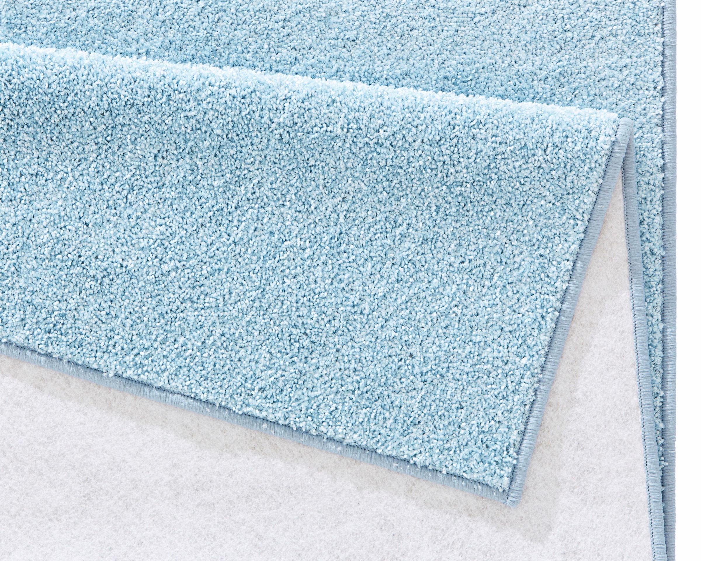 HANSE Home Läufer »Pure 100«, rechteckig, 13 mm Höhe, Kurzflor, Unifarben, Teppich, Modern, Wohnzimmer, Kinderzimmer, Flur