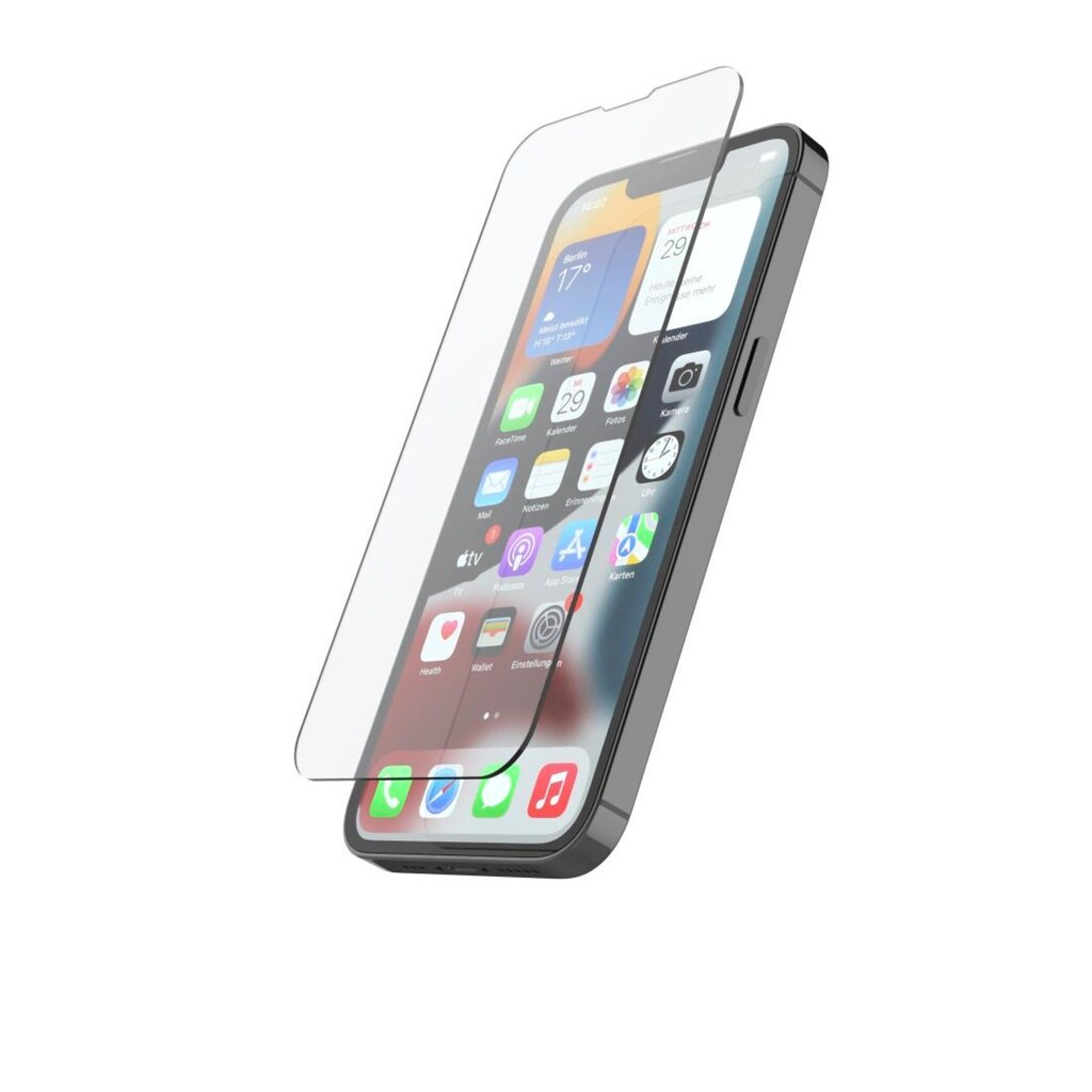 Hama Displayschutzglas »Echtglas-Displayschutz für Apple iPhone 13/13 Pro«