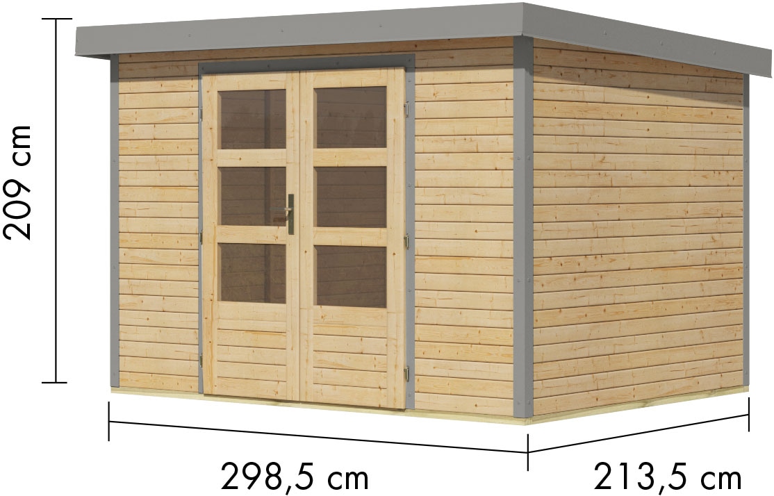 Karibu Gartenhaus »Jupiterino 4, in verschiedenen Farben«