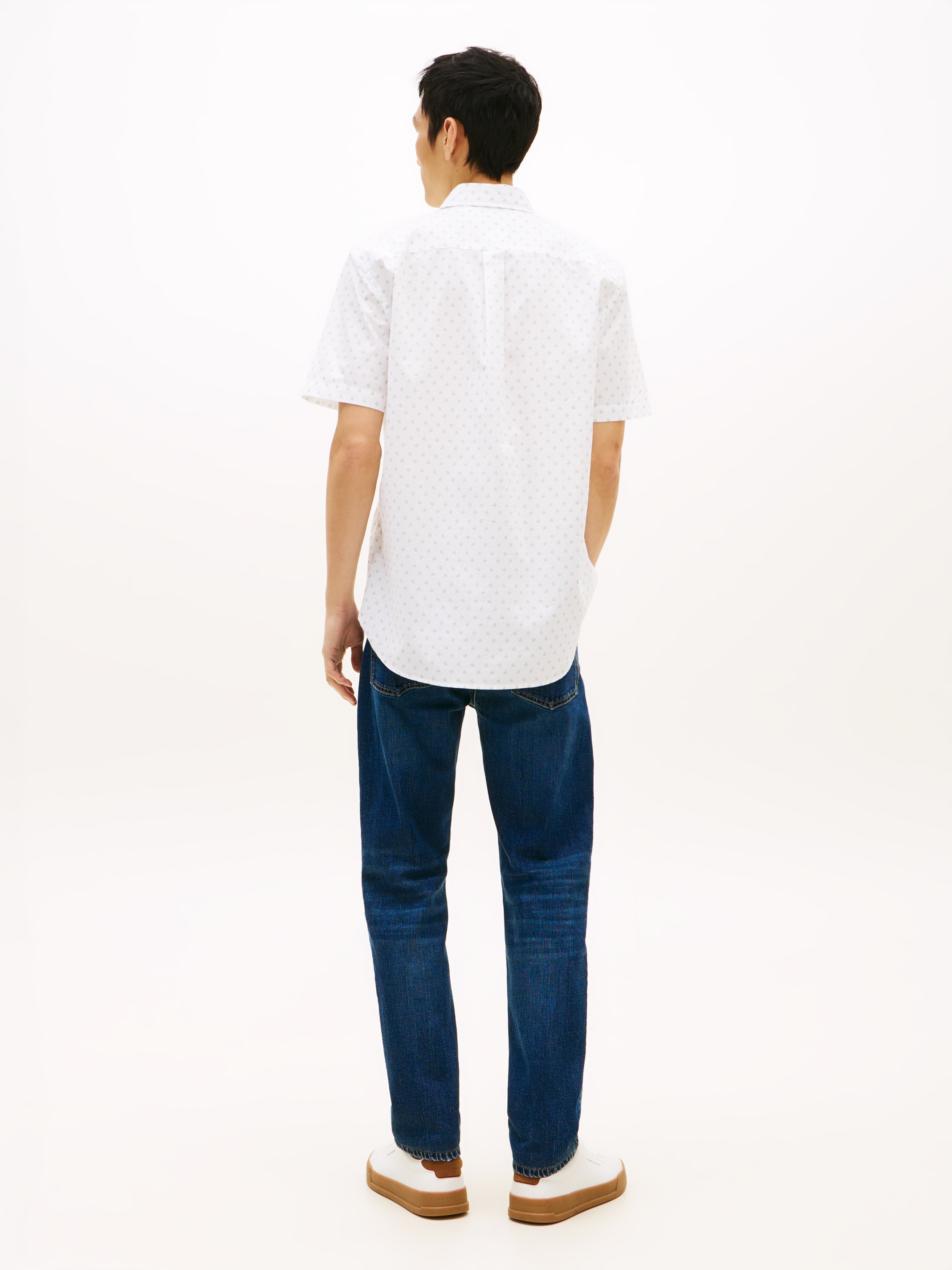 Tommy Hilfiger Kurzarmhemd »FLEX POPLIN PRINT Regular Fit«