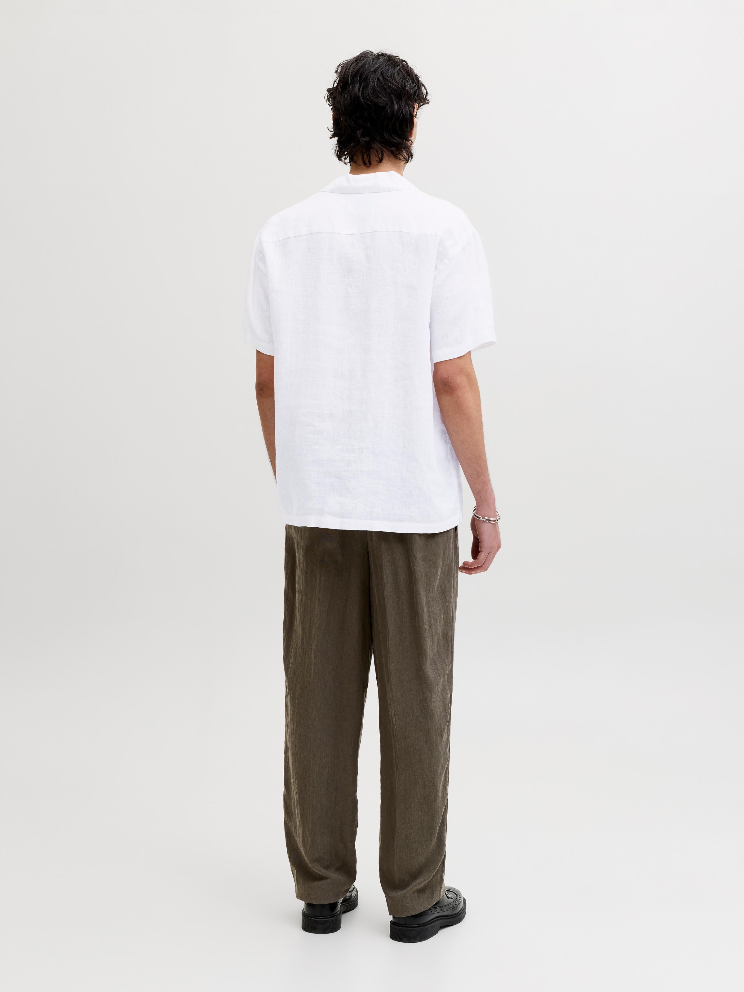 Jack & Jones Leinenhemd »JPRBLALAWRENCE LINEN RESORT S/S SHIRT SN« Leinen, relaxed fit