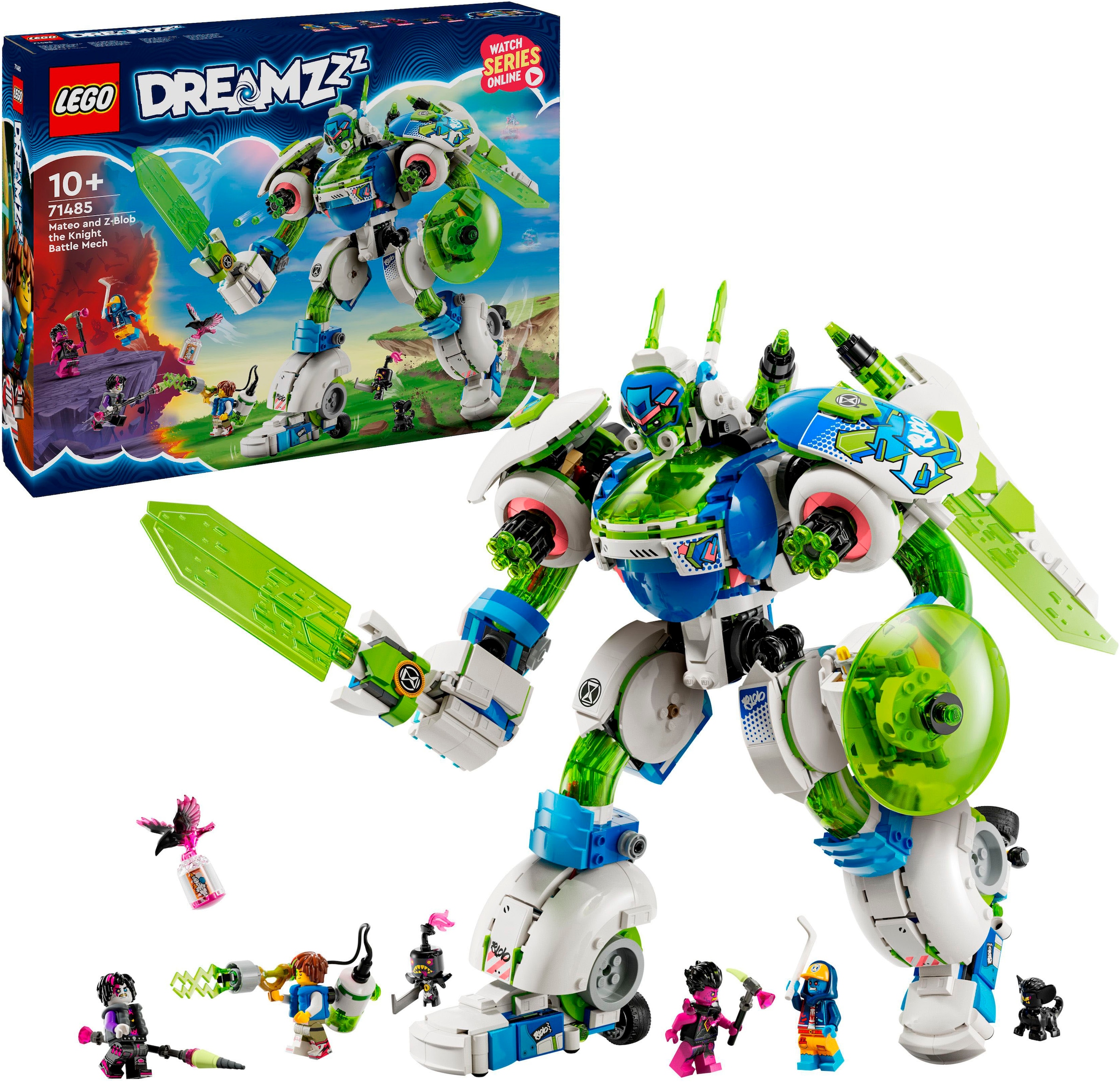 Konstruktionsspielsteine »Mateo und Z-Blob der Ritter-Mech (71485), LEGO DREAMZzz«,...