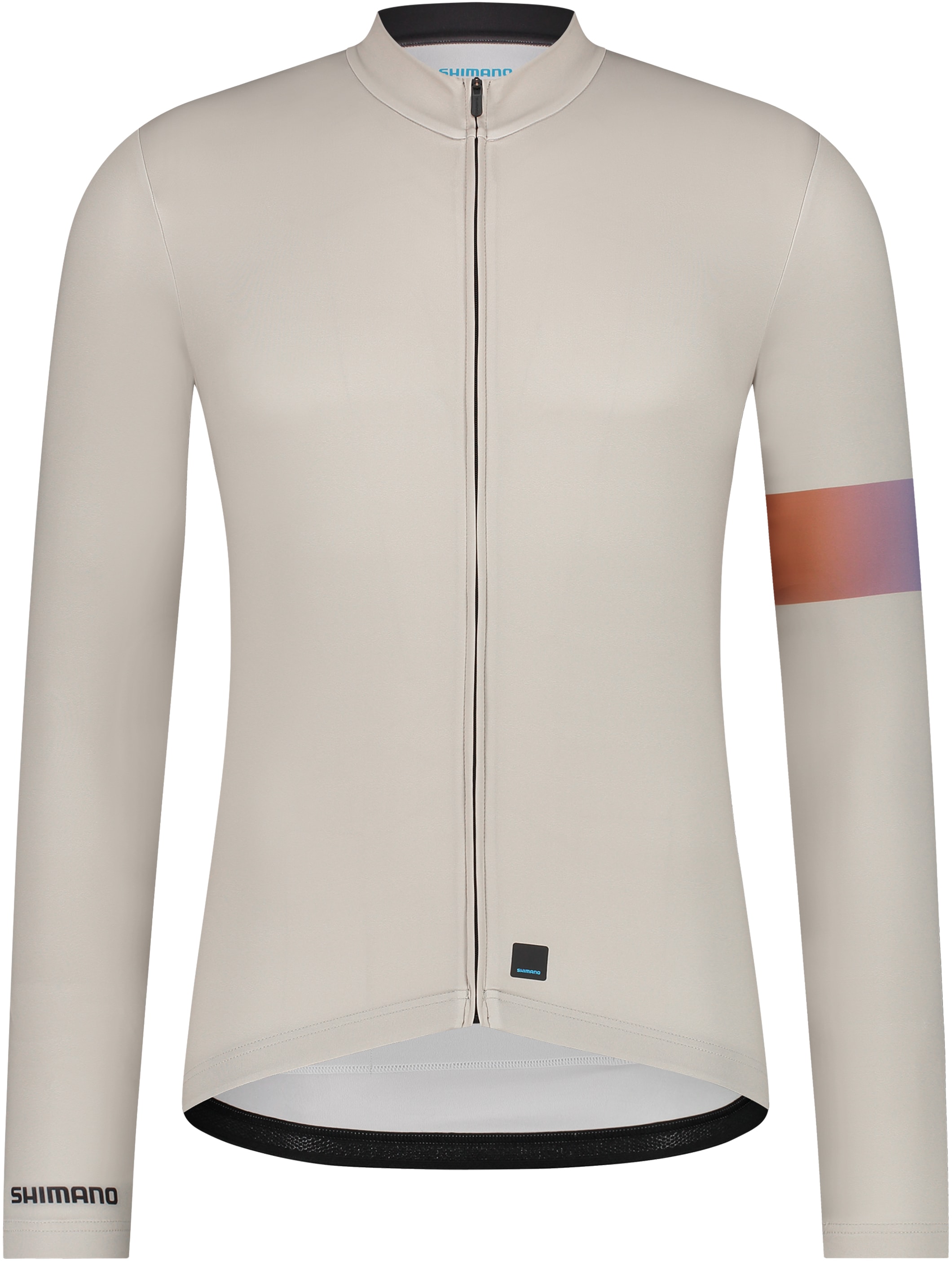 Radtrikot »VERTEX Long Sleeves Jersey Printed, Beige«