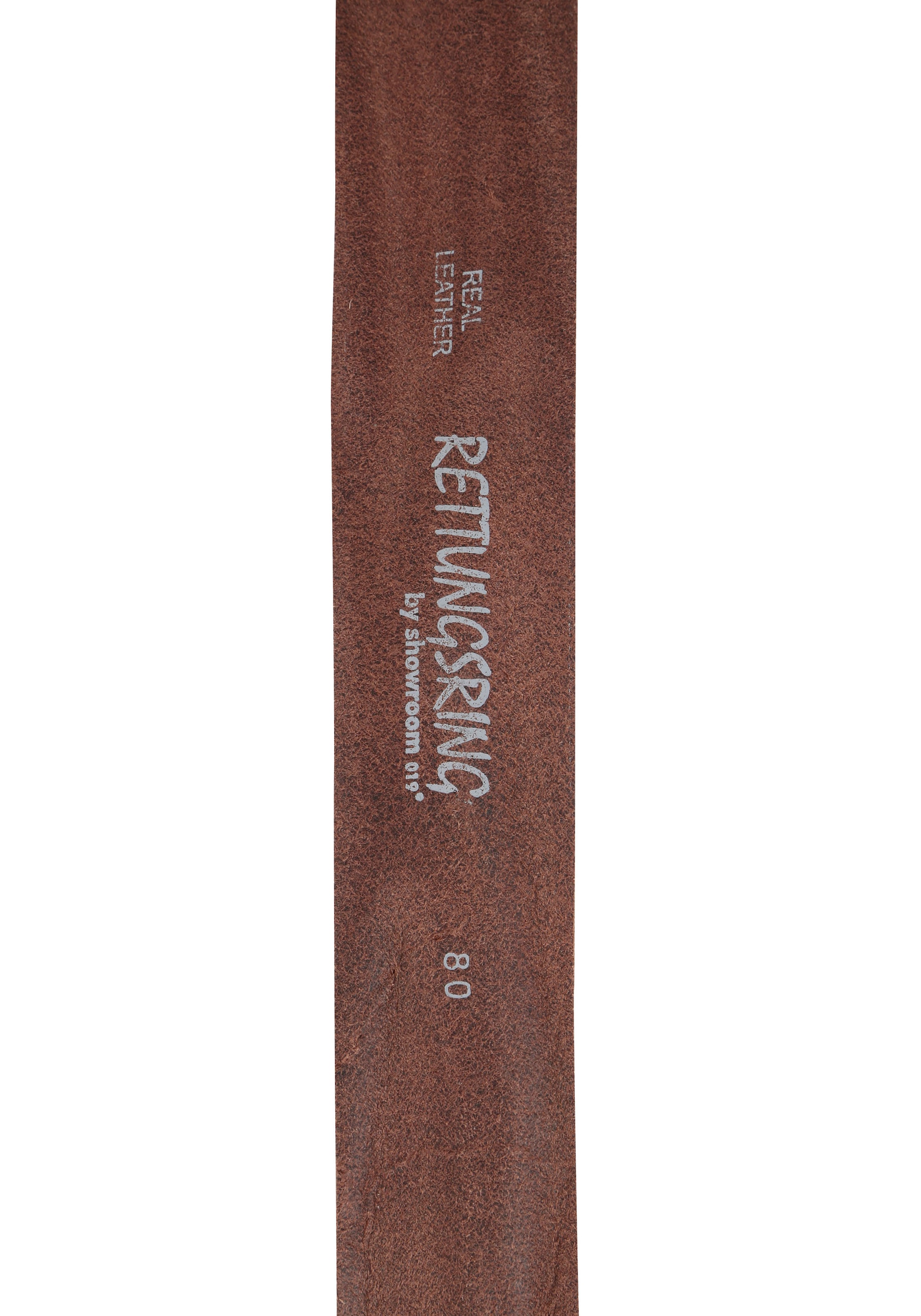 Rettungsring Gürtel Ledergürtel mit austauschbarer Schließe »Vollmond Silber«