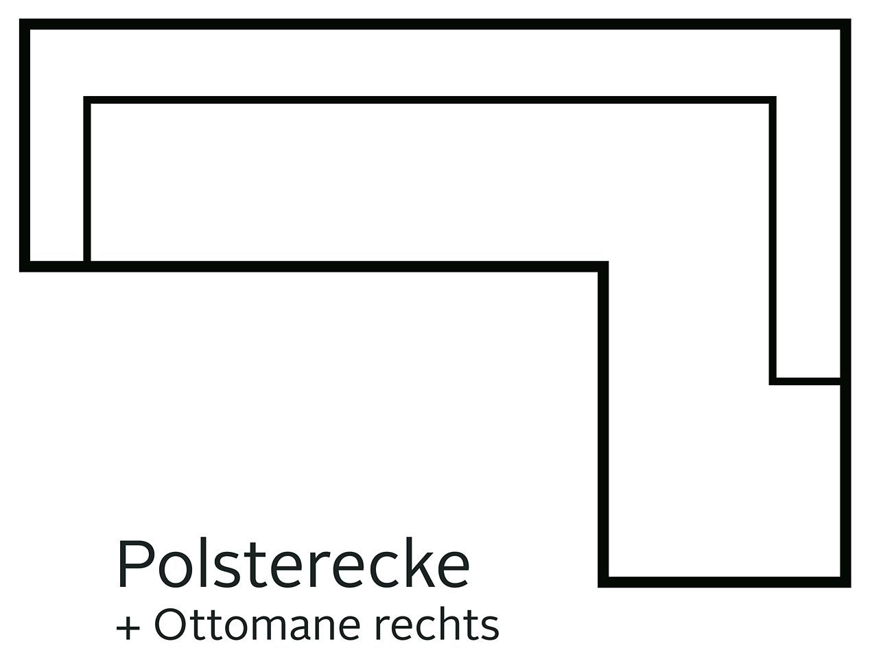 COTTA Ecksofa »Leandra L-Form« wahlweise mit Schlaffunktion & Bettkasten