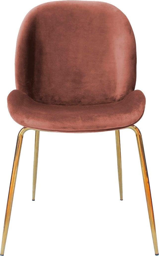 Kayoom Stuhl »Charlize 110 2er-Set, TOPSELLER! Esszimmerstühle,moderne Optik«, (Set), 2 St., Samtstoff, samtweicher Bezug, bequem, zeitlos, moderne Optik