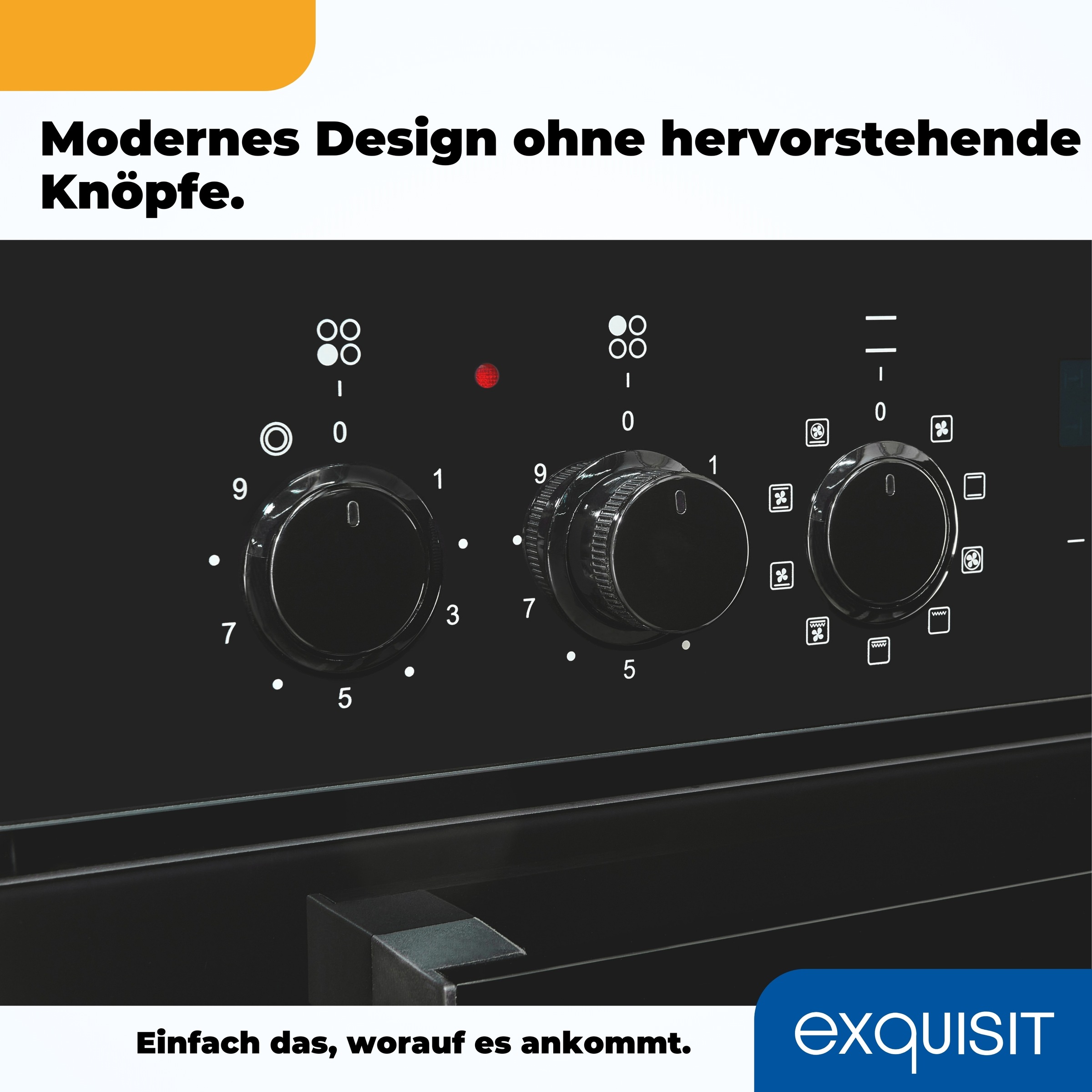 exquisit Elektro-Herd-Set »EHE285-HBZ-020«, mit Teleskopauszug nachrüstbar
