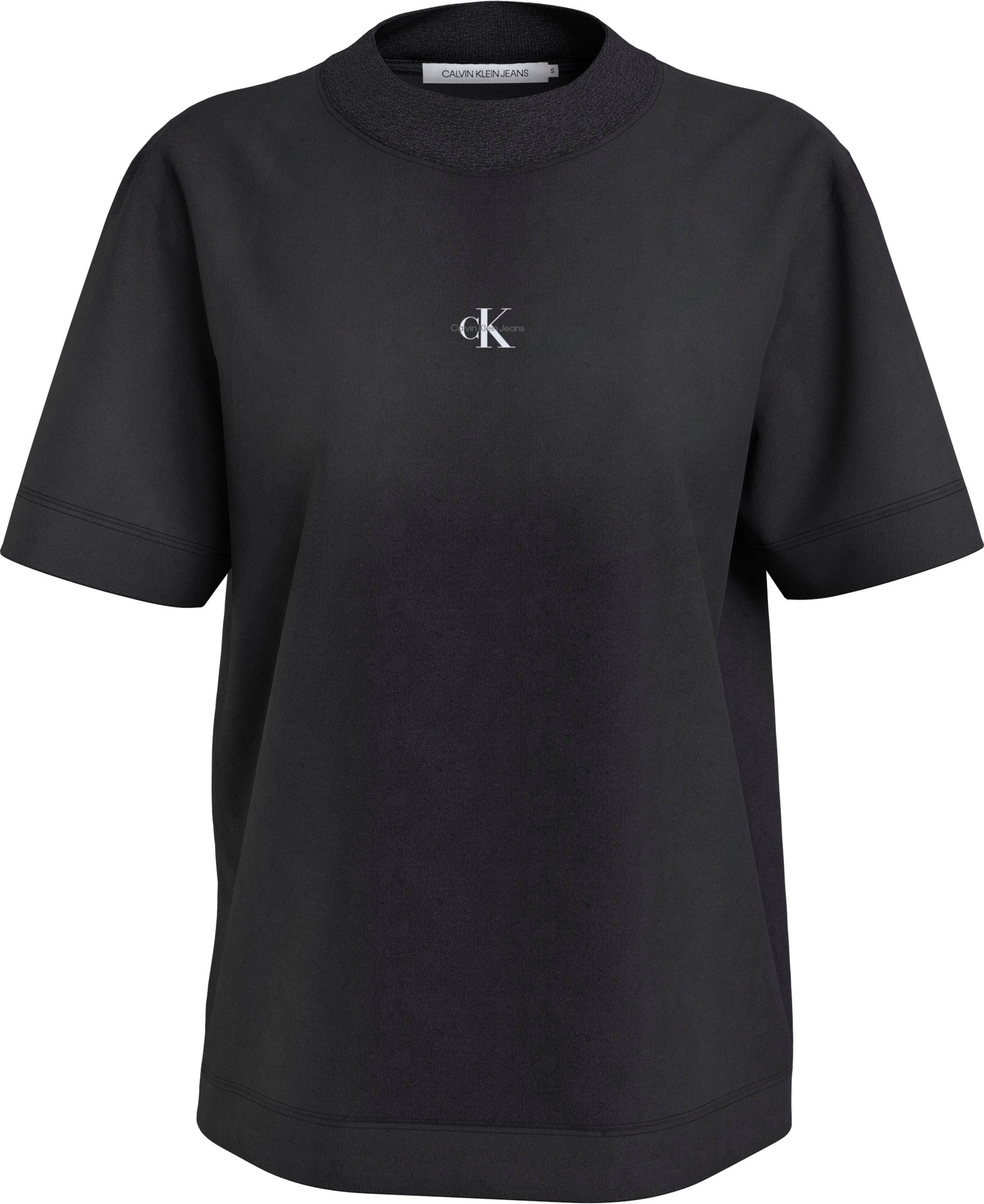reiner Baumwolle T-Shirt aus ♕ »WASH Calvin Klein bei RIB Jeans BOYFRIEND TEE«, MIX