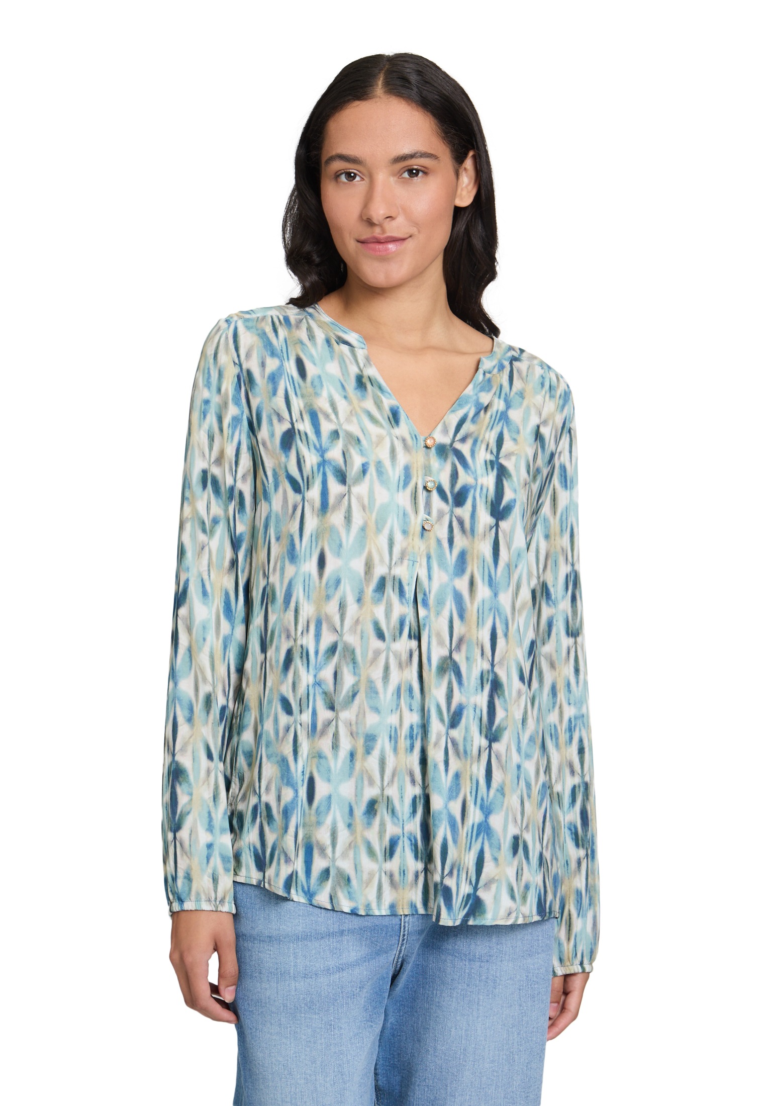 Cartoon Klassische Bluse »Casual-Bluse mit Knöpfen«