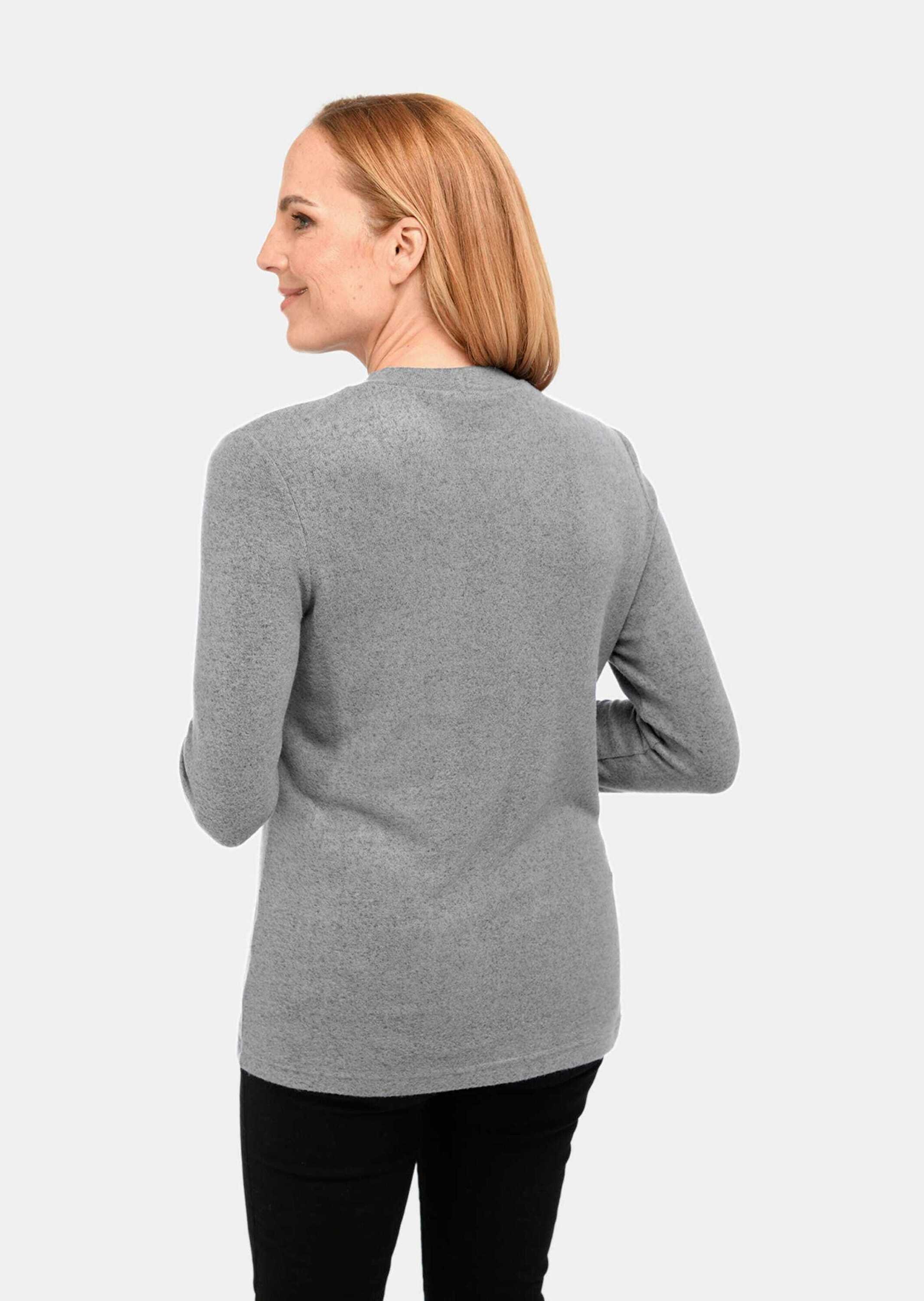 GOLDNER Longpullover »Strickshirt Angenehm weiches Shirt mit Glitzersteinen«