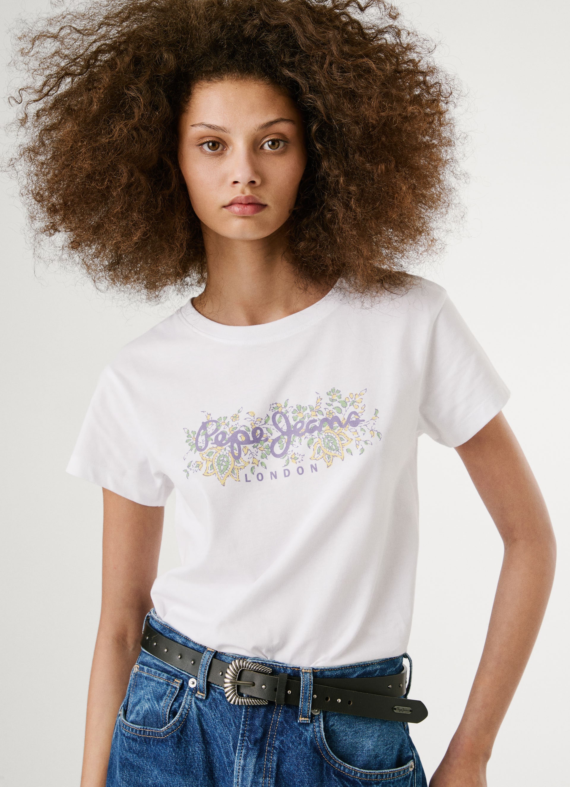 Pepe Jeans T-Shirt »AVA« mit floralem Print