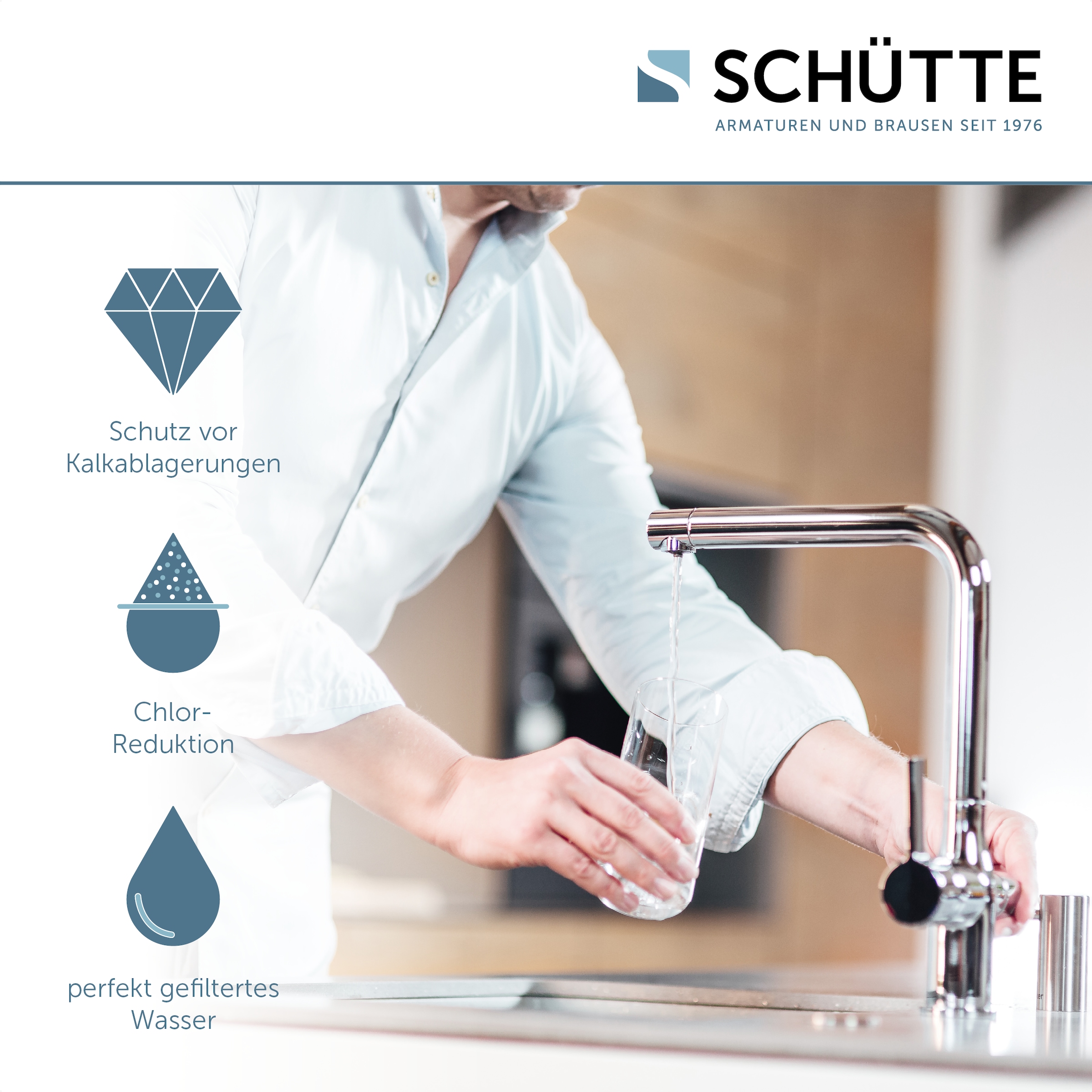 Schütte Wasserfilter, BWT Ersatzfilter für Aquastar PRO Filtersystem