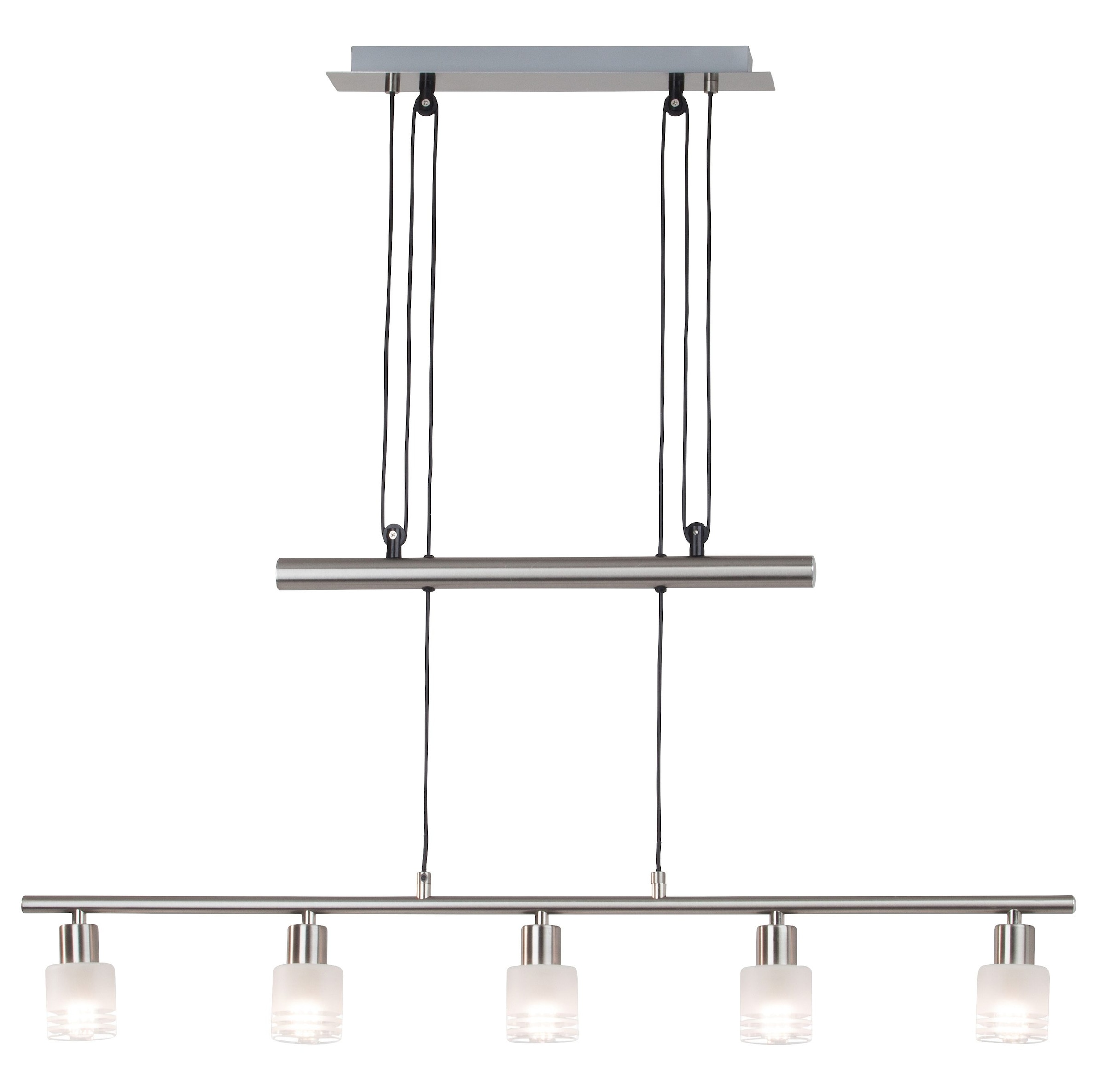 LED XXL flammig-flammig, 5 eisen/chrom, höhenverstellbar, Garantie E14 kaufen Metall x 3 Pendelleuchte 173cm »LEA«, 5 mit max. Jahren online Brilliant | 4W, Höhe,