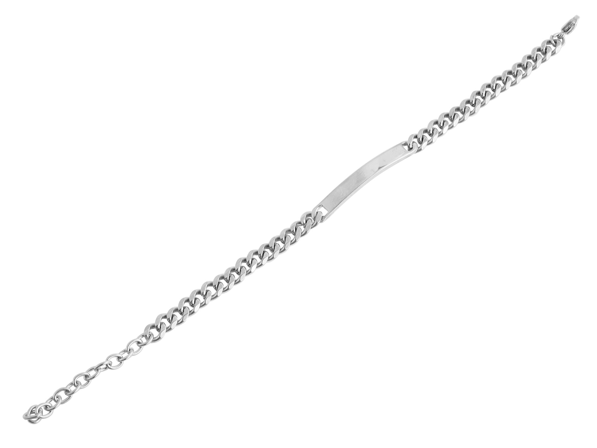 Adelia´s Panzerarmband »Unisex Armband ¿ Panzerarmband aus Edelstahl 16+5 cm«