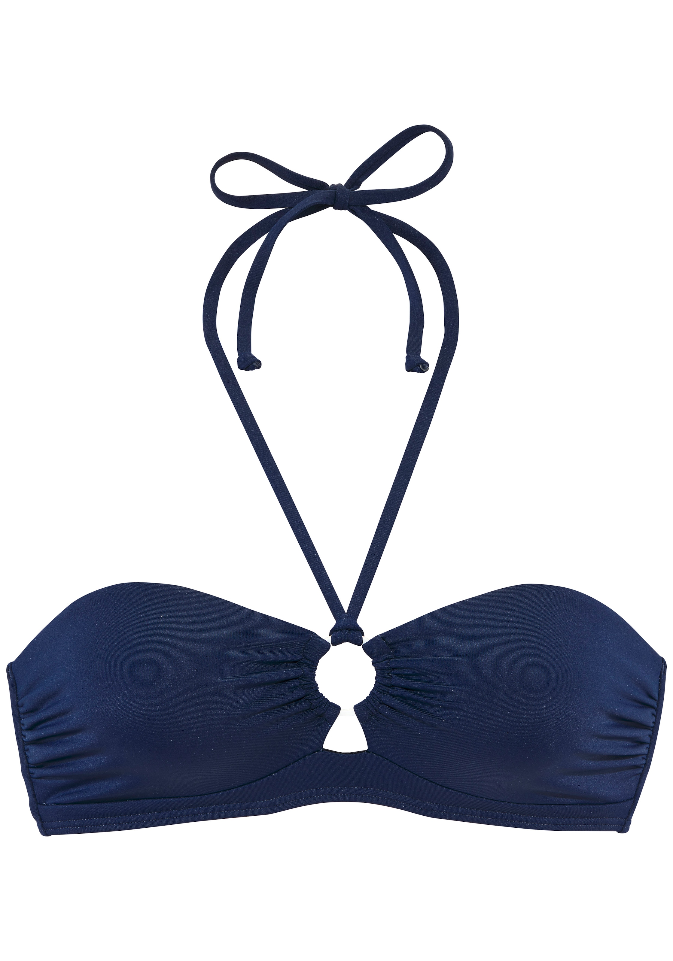 s.Oliver Bandeau-Bikini-Top »Beverly« mit kontrastfarbigem Zierring