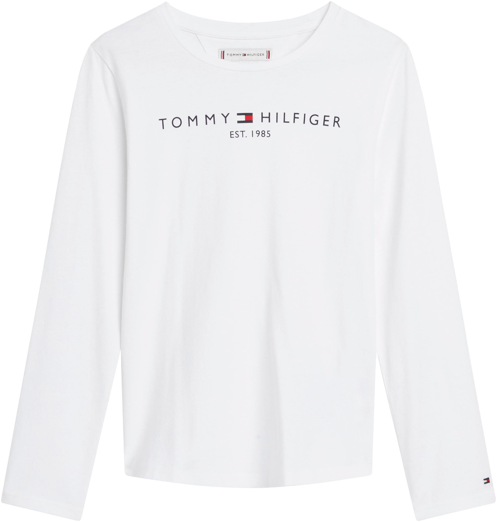 Tommy Hilfiger Langarmshirt »ESSENTIAL TEE L/S«, mit Tommy Hilfiger Logo-Schriftzug