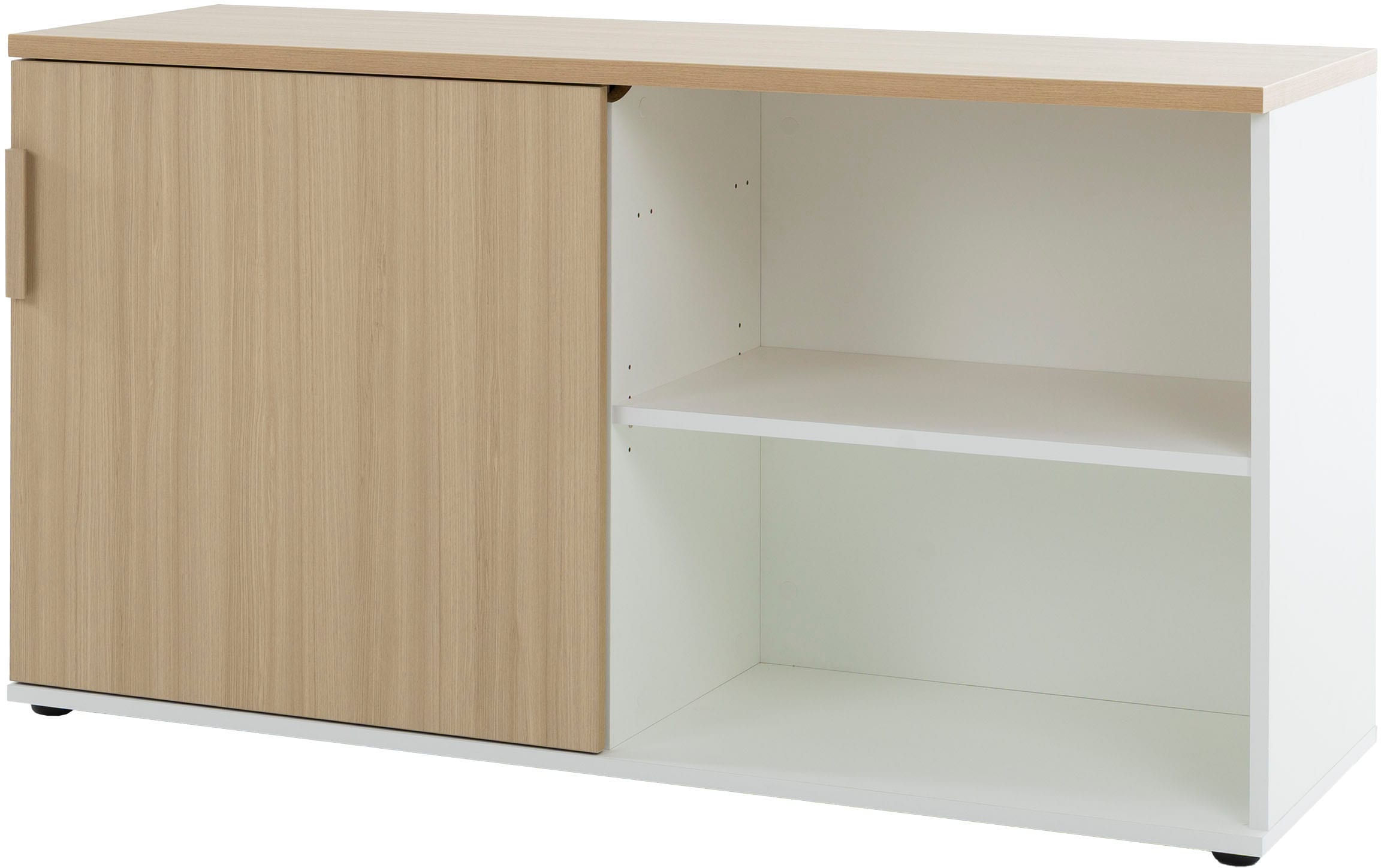 Gami Lowboard »ITALIC« Elegante Credenza, freistehend oder als Schreibtischrücklauf nutzbar