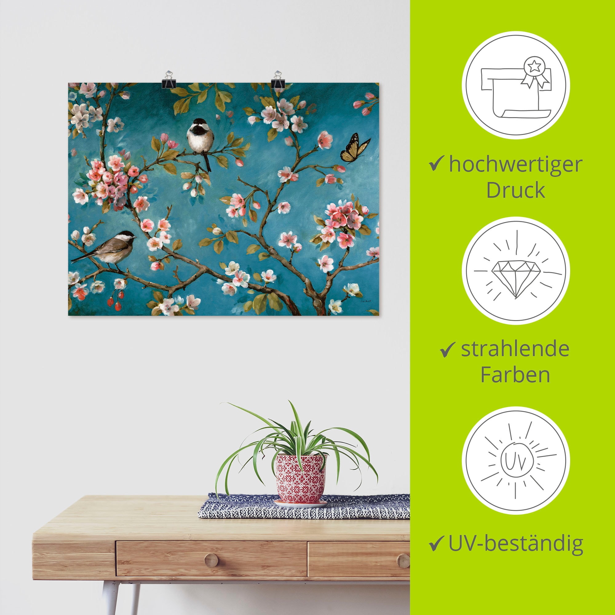 Artland Poster »Blüte I« Blumen 1 Stk. tlg. ohne Rahmen