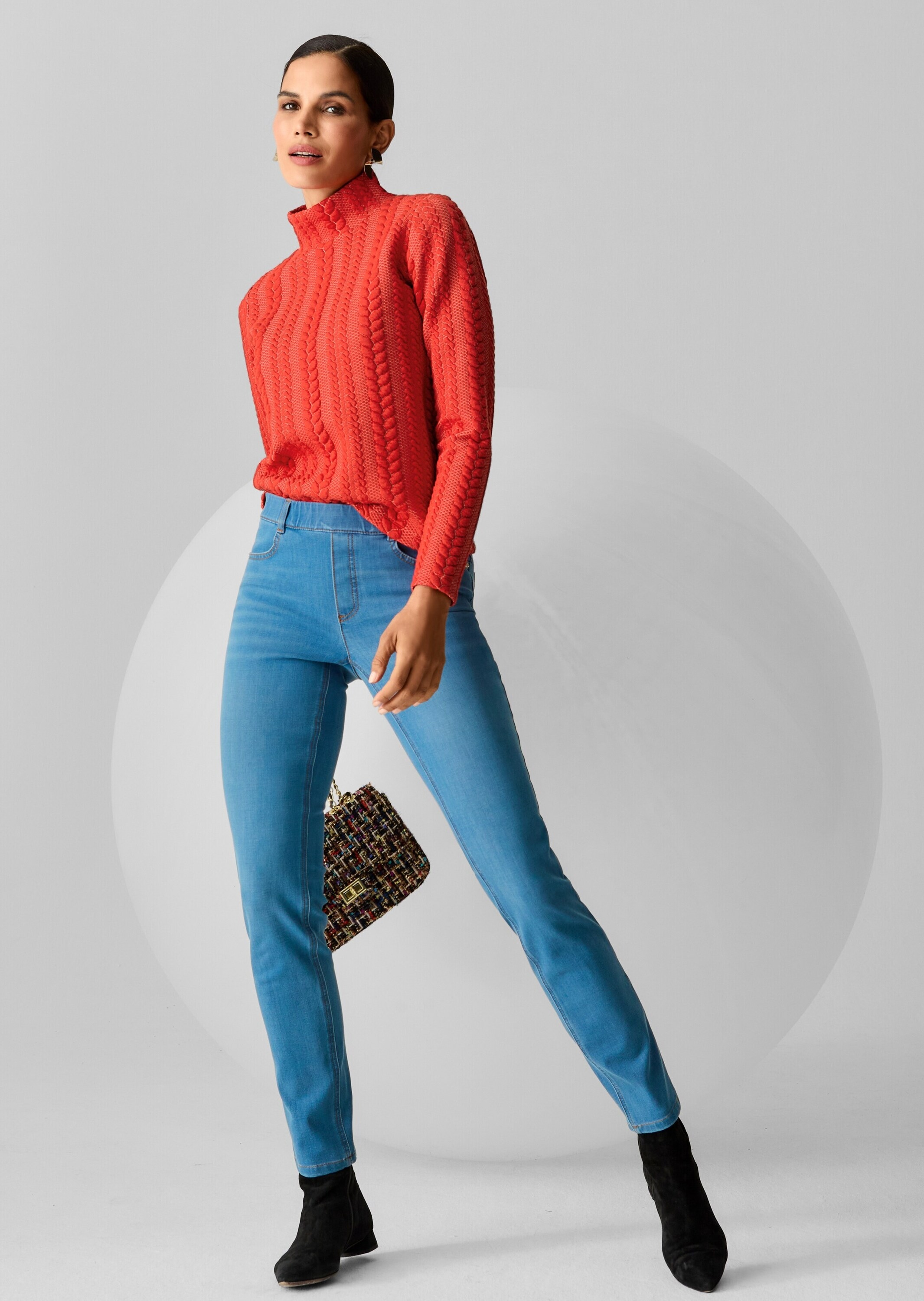 MADELEINE Regular-fit-Jeans »Jeggings Denim-Leggings mit Schlupfbund«