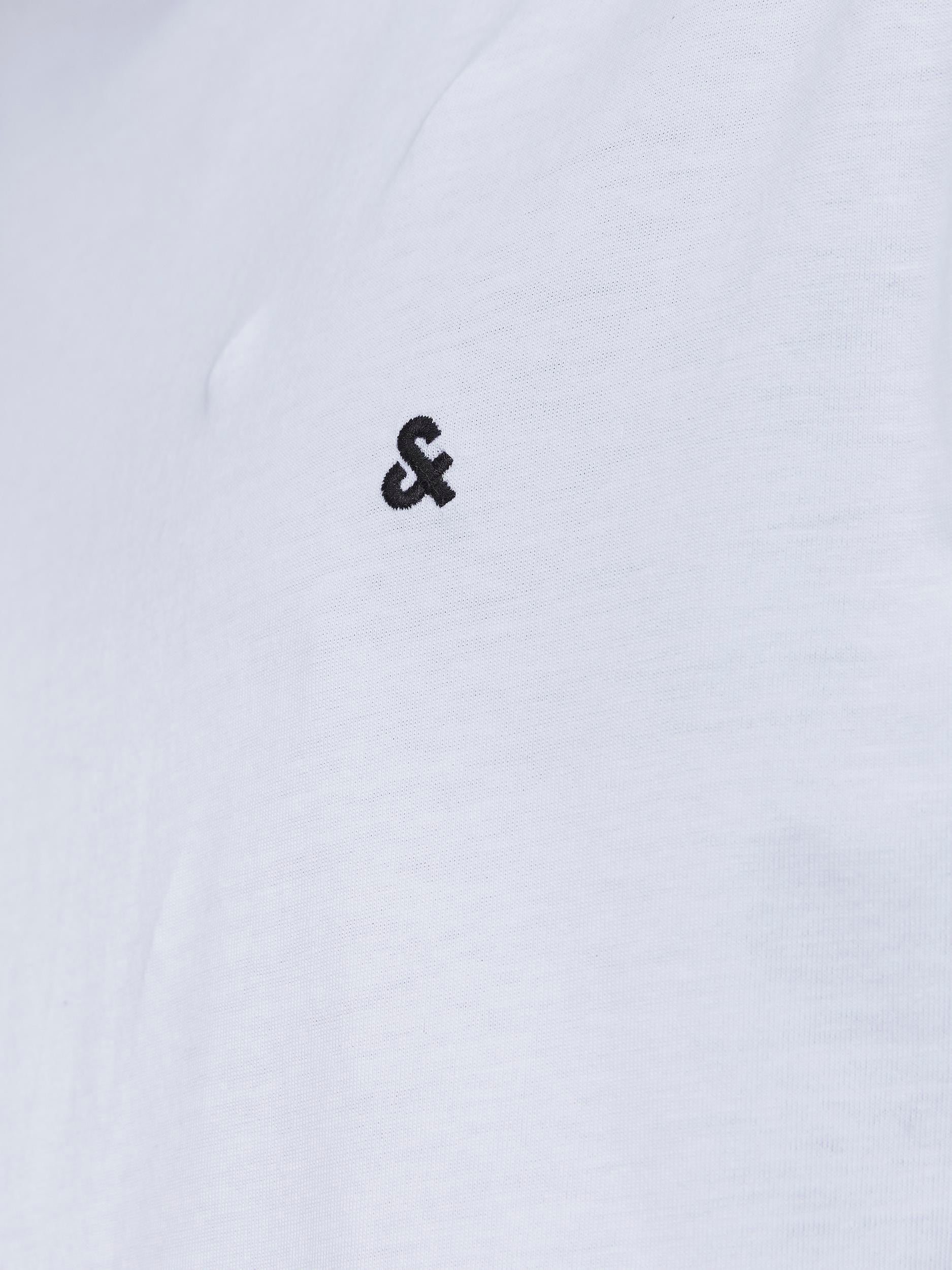Jack & Jones Rundhalsshirt »JJEPAULOS TEE SS CREW NECK NOOS« Baumwollmischung, regular fit