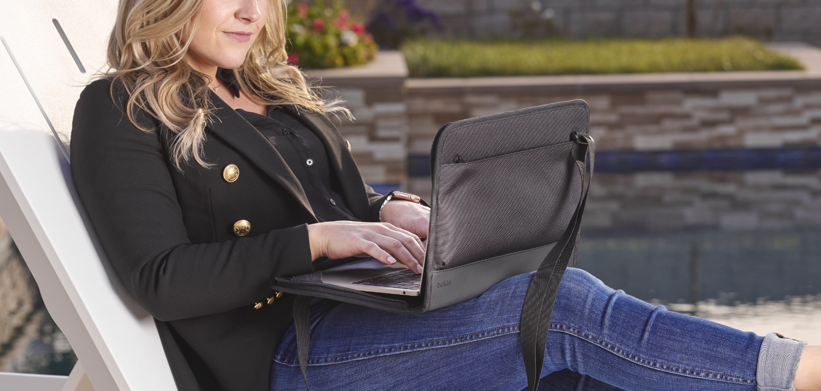 Belkin Laptoptasche »Always On Laptoptasche mit Schulterriemen 11-12«