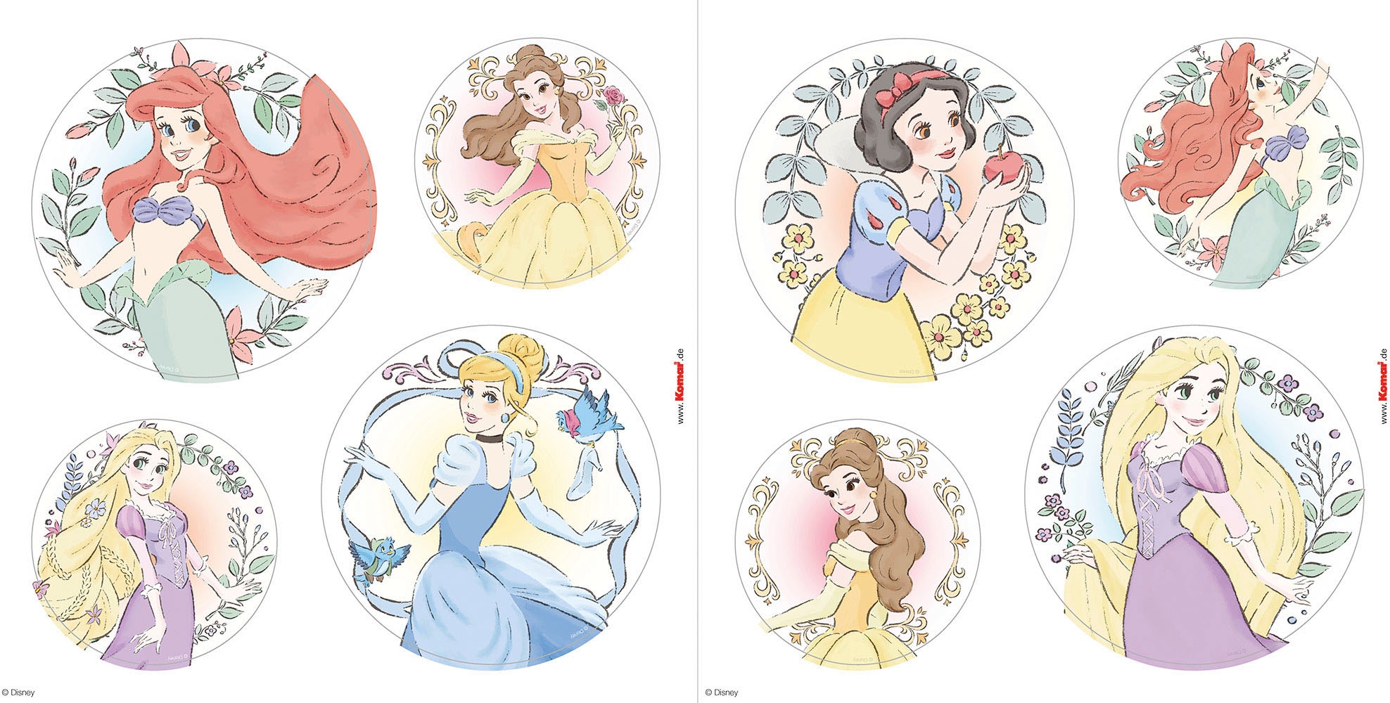 Komar Fensterbild »Princess Kindness« Fenstersticker, selbsthaftend