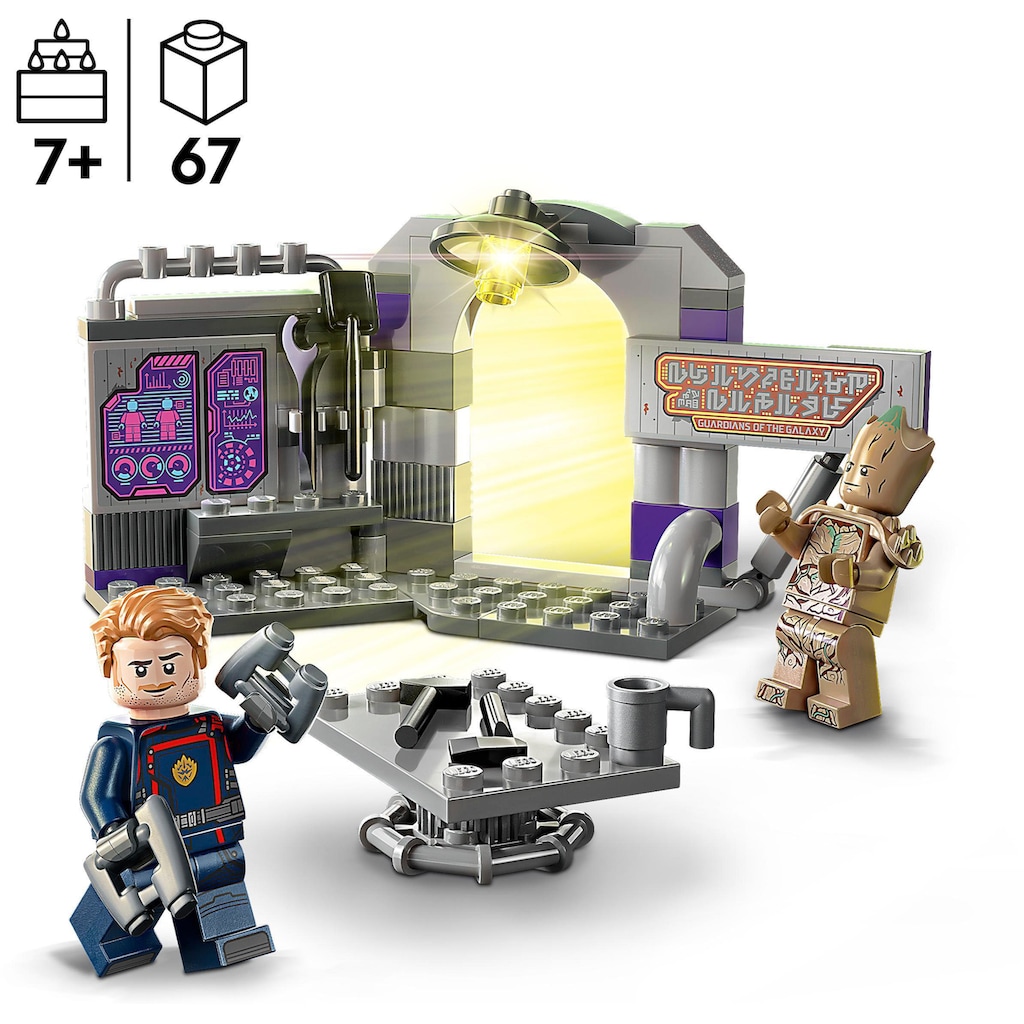 LEGO® Konstruktionsspielsteine »Hauptquartier der Guardians of the Galaxy (76253), LEGO® Marvel«, (67 St.)