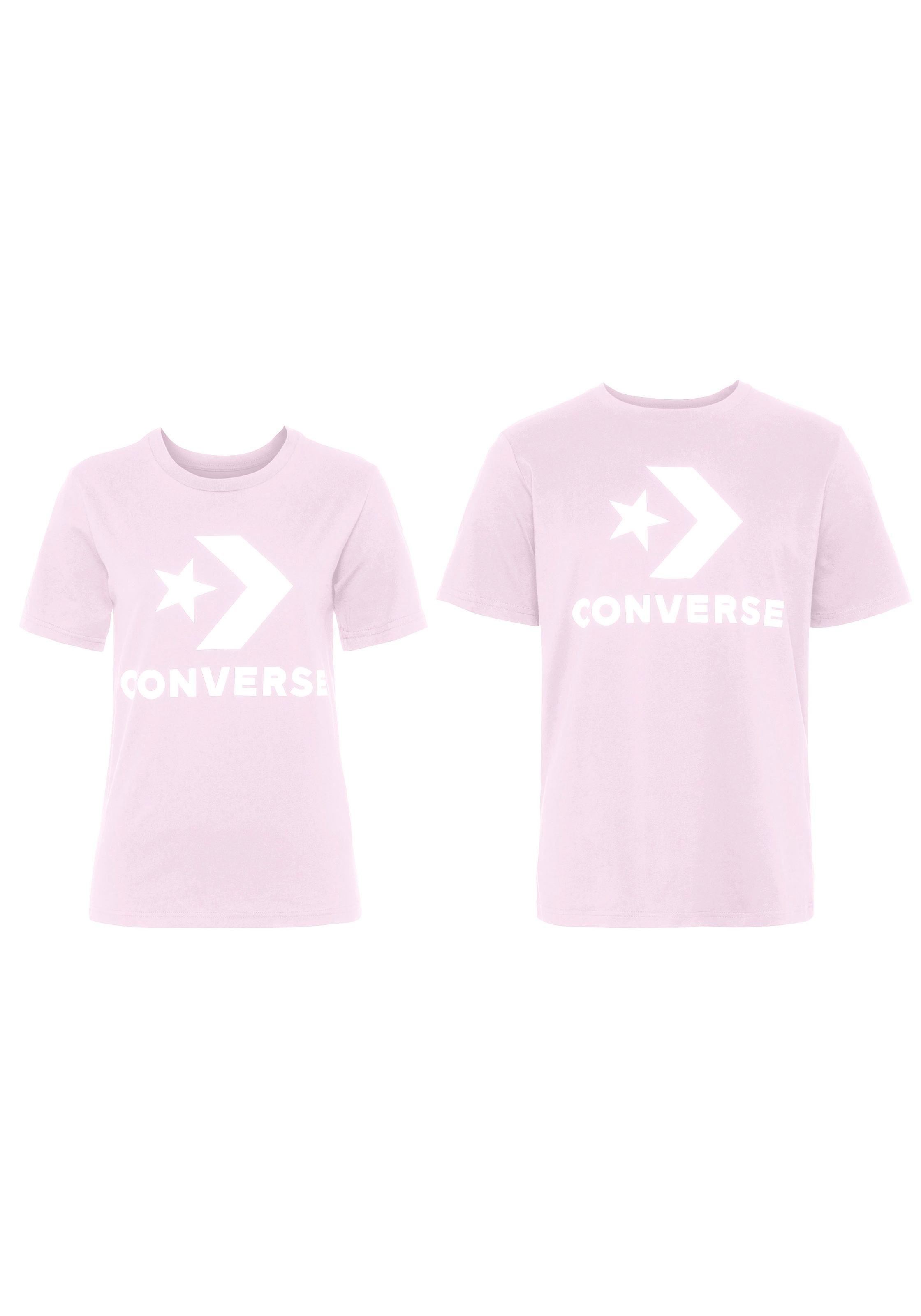 Converse T-Shirt »Unisex GO-TO STAR CHEVRON LOGO STANDARD-FIT«, (1 tlg.), Unisex