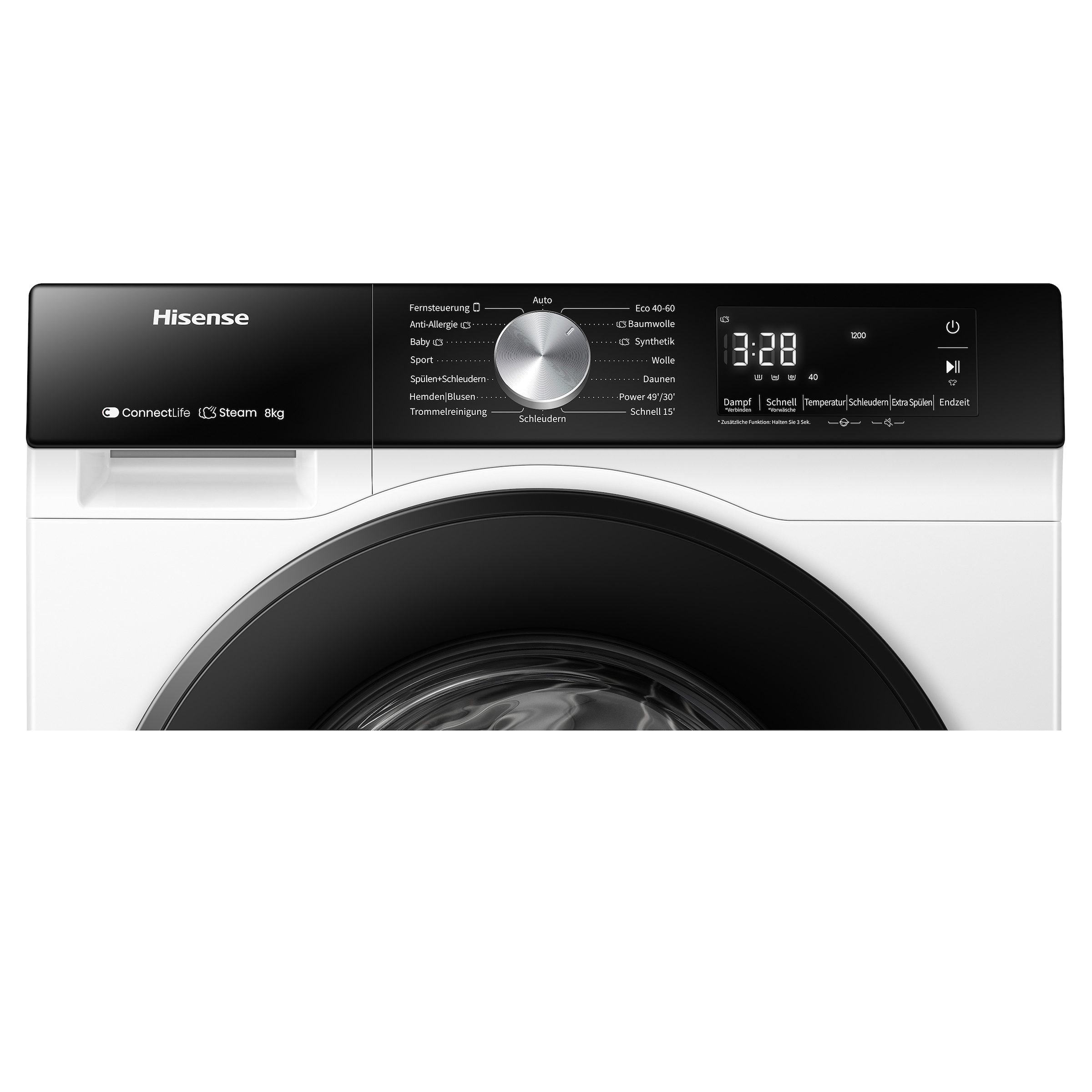 Hisense Waschmaschine »WF3S8043BW3«, 8 kg, 1400 U/min, Wifi-ConnectLife