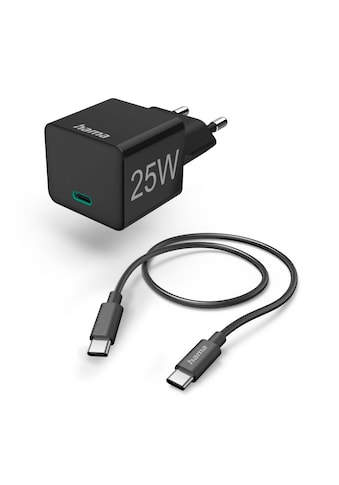 Smartphone-Ladegerät »Schnellladegerät m. Ladekabel USB C Mini Ladegerät PD 25W 1m...