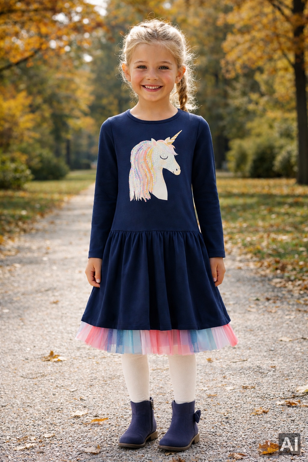 happy girls Jerseykleid Baumwolle mit Stretch, Glitzer, Tüll