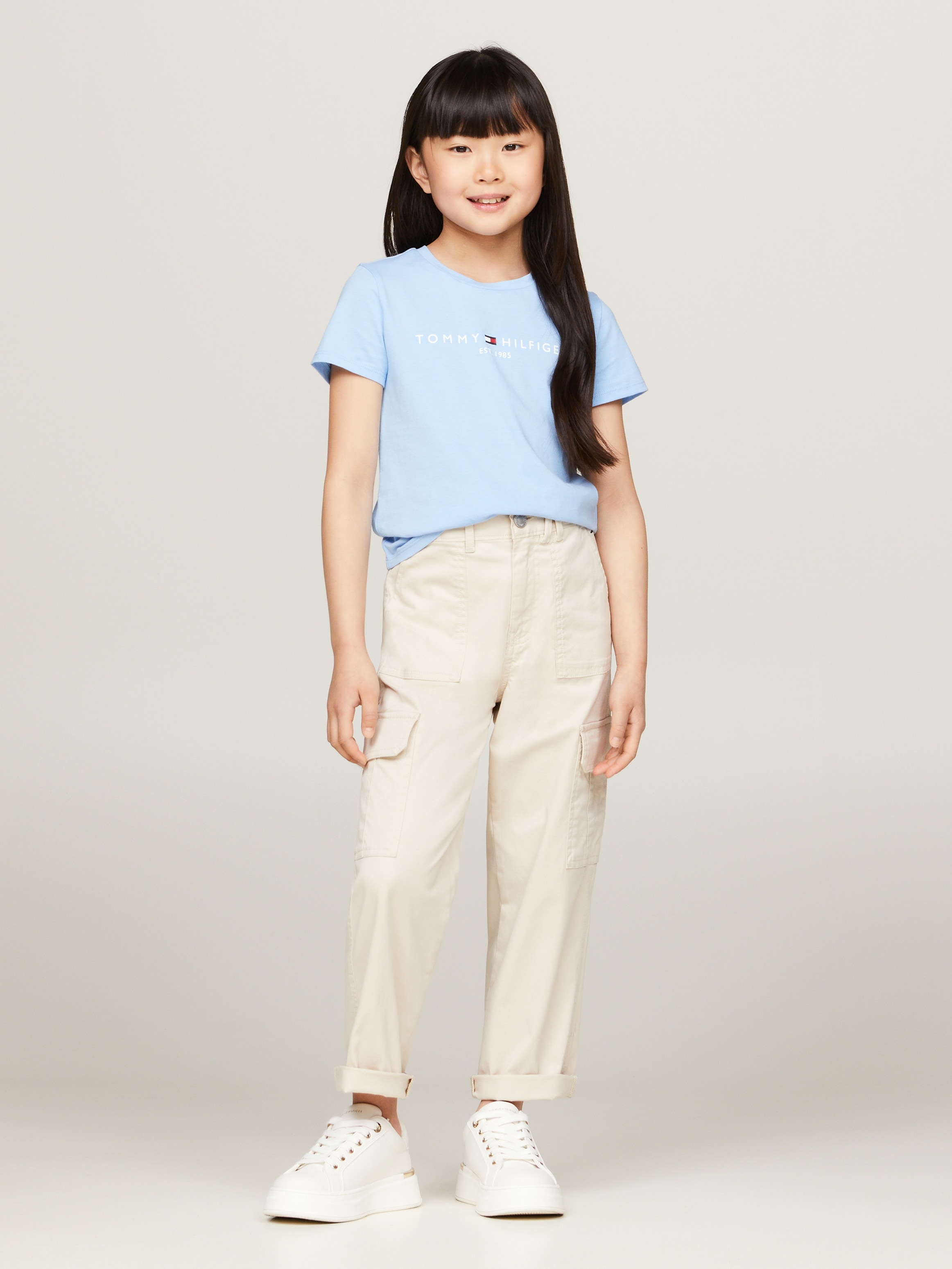 Tommy Hilfiger Kurzarmshirt »ESSENTIAL TEE S/S« 1 Stk. mit Tommy Hilfiger Logoschriftzug