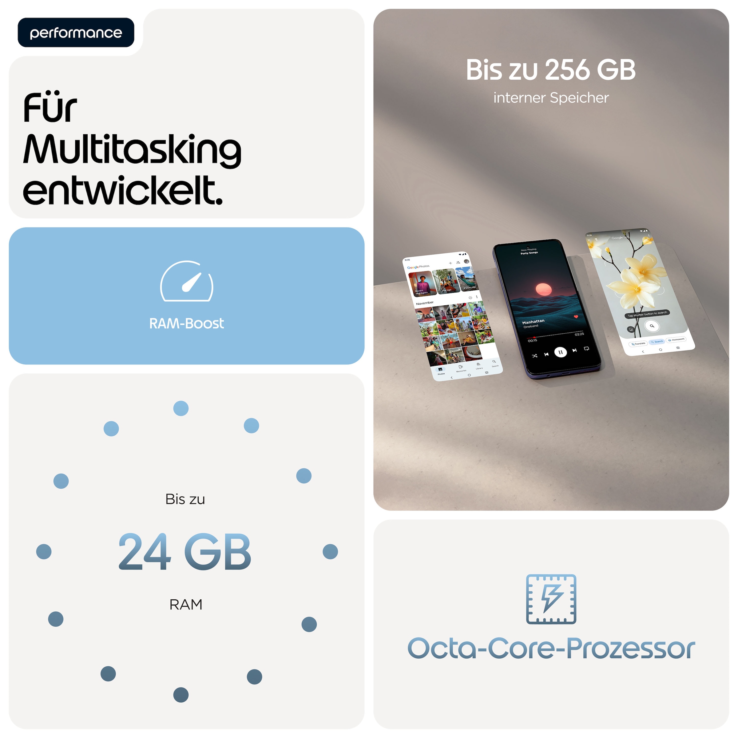 Motorola Smartphone »moto g 17« PANTONE® Alaskan Blue