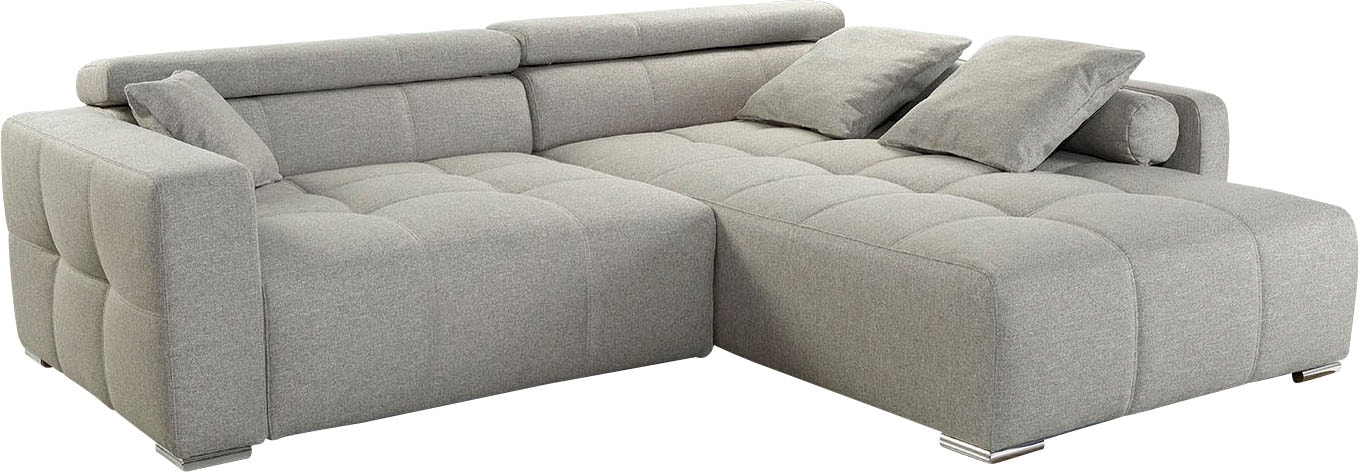 Jockenhöfer Gruppe Ecksofa »Salerno«, im Big-Sofa-Style, mit Kopf- bzw.  Rückenteilverstellung und Zierkissen auf Rechnung kaufen | Couchgarnituren