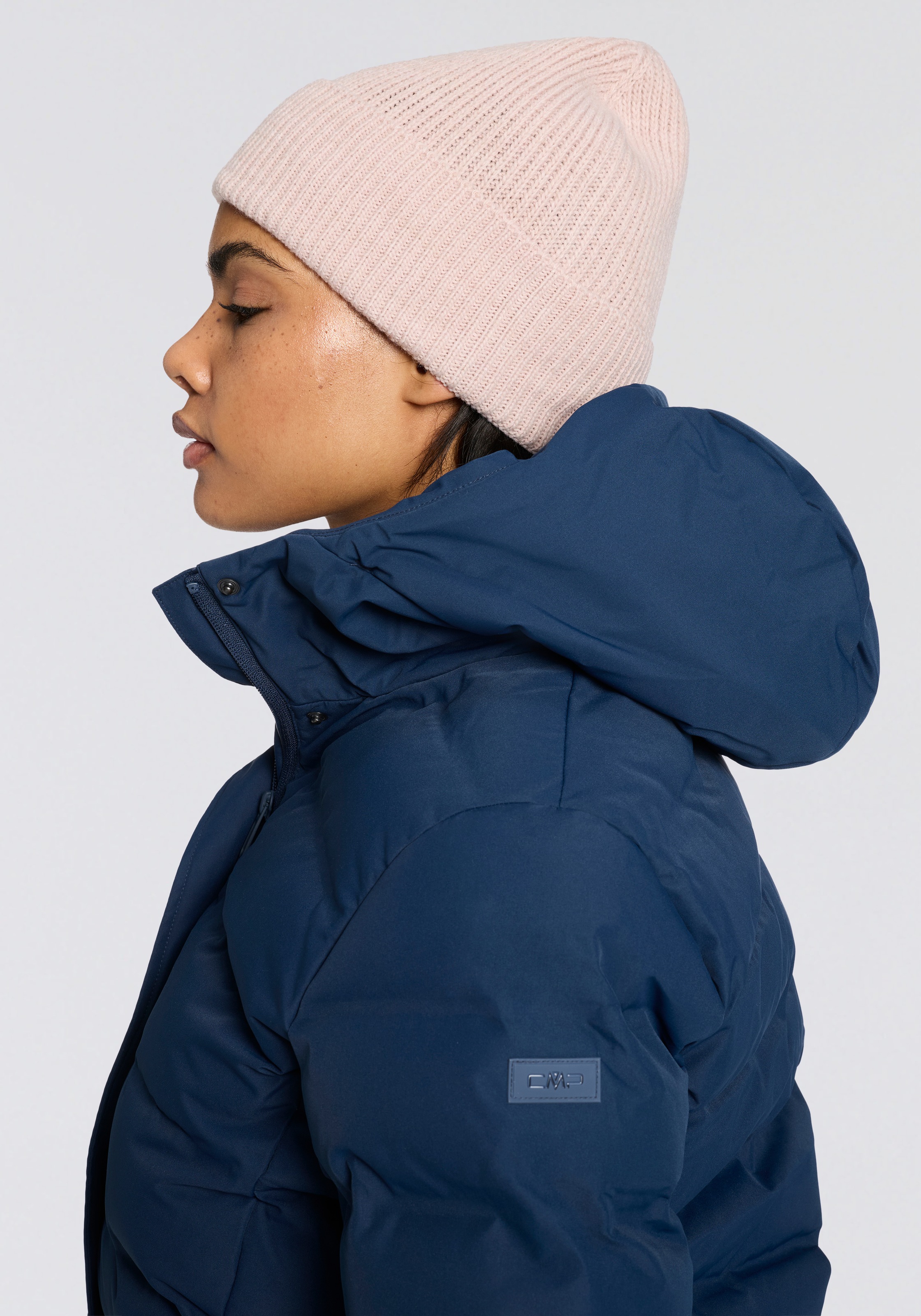 CMP Steppjacke »WOMAN JACKET FIX HOOD« mit Kapuze mit fester Kapuze, wärmend, winddicht, wasserabweisend, Übergangsjacke
