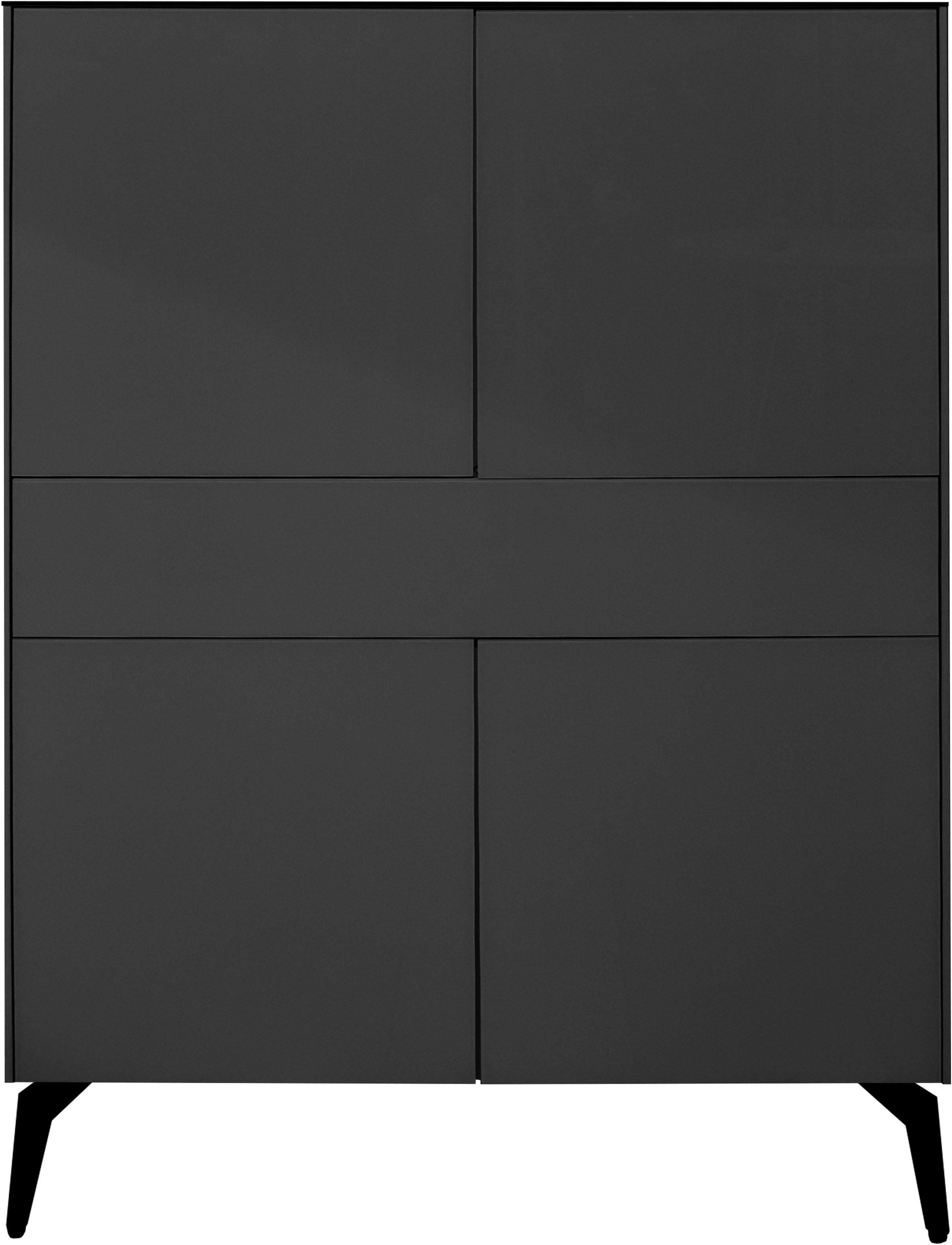 Mäusbacher Highboard »Imola TOPSELLER!«, (OTTOs Choice), Mäusbacher Highboard, Breite 121 cm, mit Glasfront und Glasoberplatte