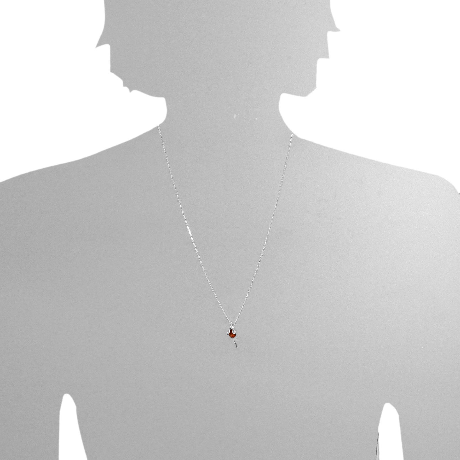 OSTSEE-SCHMUCK Kette mit Anhänger »Ostsee-Schmuck Kette mit Anhänger Gleiter-Maus«