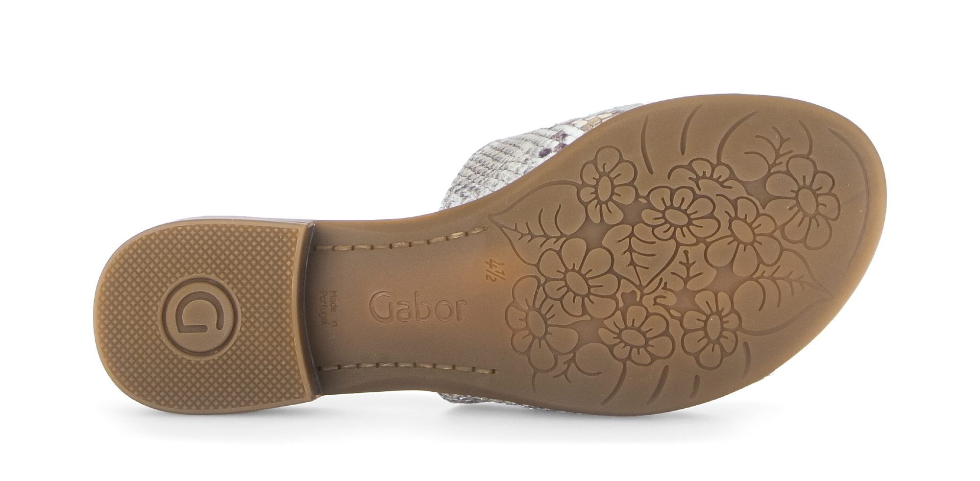 Gabor Pantolette »Rhodos«  Blockabsatz, Sommerschuh, Schupfschuh in Weite G (= weit)