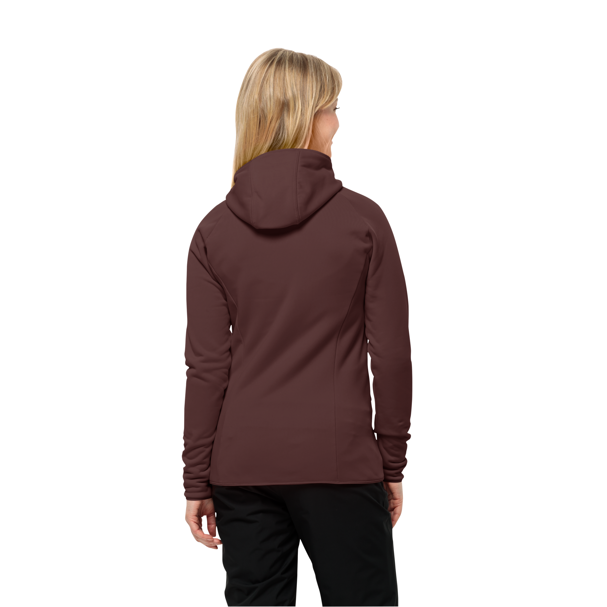 Jack Wolfskin Fleecejacke »BAISELBERG HOODED FZ W«, mit Kapuze, aus Stretch-Fleece für jeden Tag
