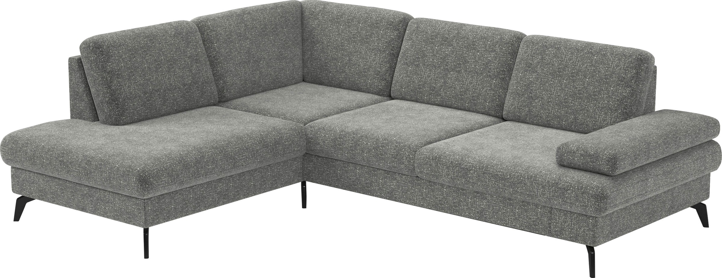 sit&more Ecksofa »Morris L-Form, inkl. Sitztiefenverstellung«, wahlweise mit Armteilverstellung, Bettfunktion & Bettkasten