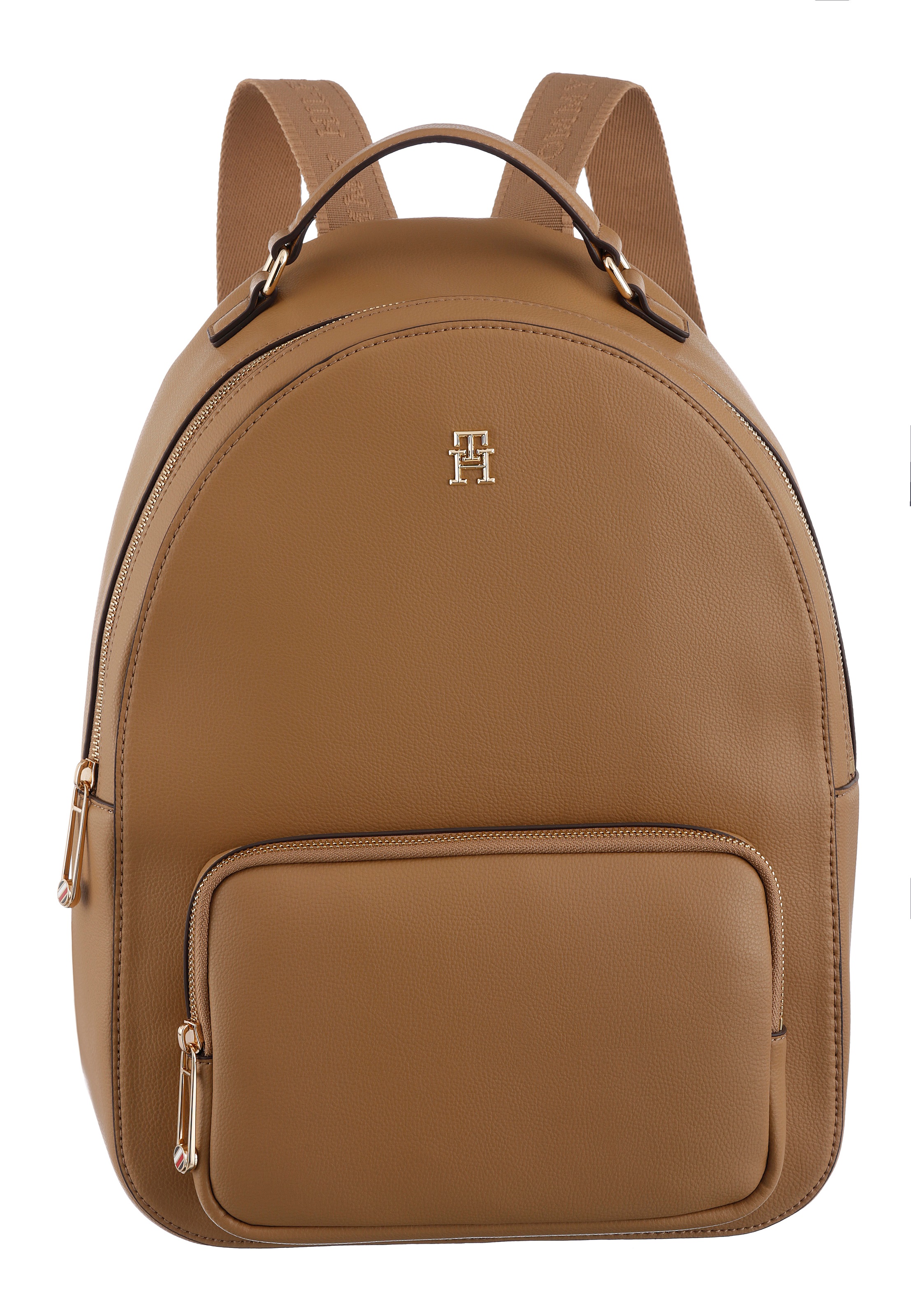 Tommy Hilfiger Rucksack »TH SOFT LOGOTAPE BACKPACK«, Damen Freizeitrucksack, Freizeit-Bag mit TH-Logo
