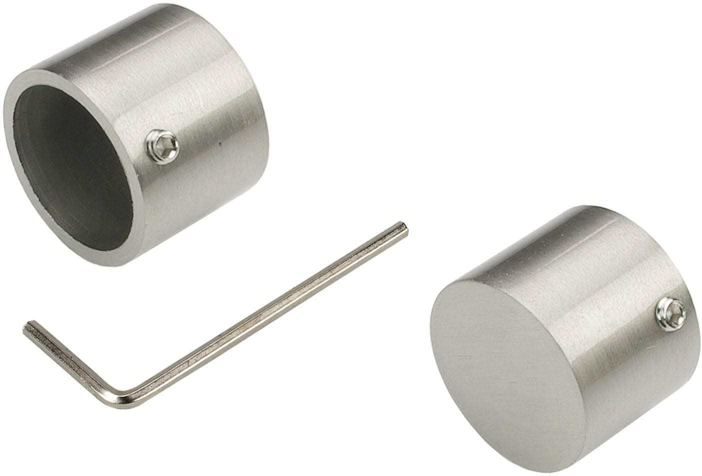 Liedeco Gardinenstange »CELKEGEL01SG2L«, 2 läufig-läufig, Fixmaß, 2-läufig im Fixmaß Ø 25 mm