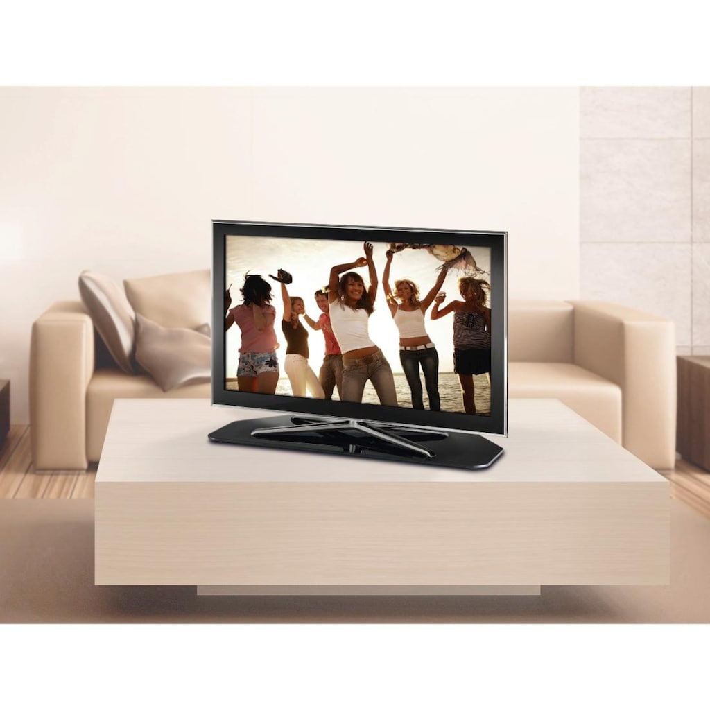 Hama TV-Standfuß »TV-Drehteller, Glas, schwarz, Breite 80 cm, Tiefe 40 cm«