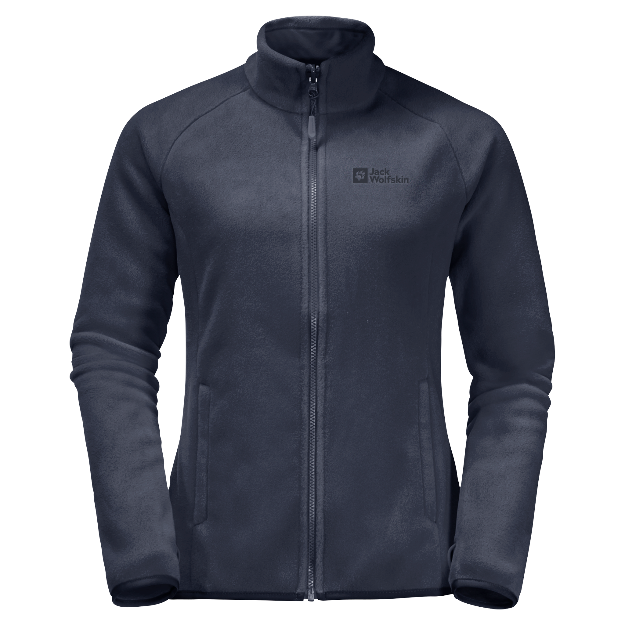 Jack Wolfskin Fleecejacke »MOONRISE FZ W«, mit kurzem Systemreißverschluss für Wanderungen