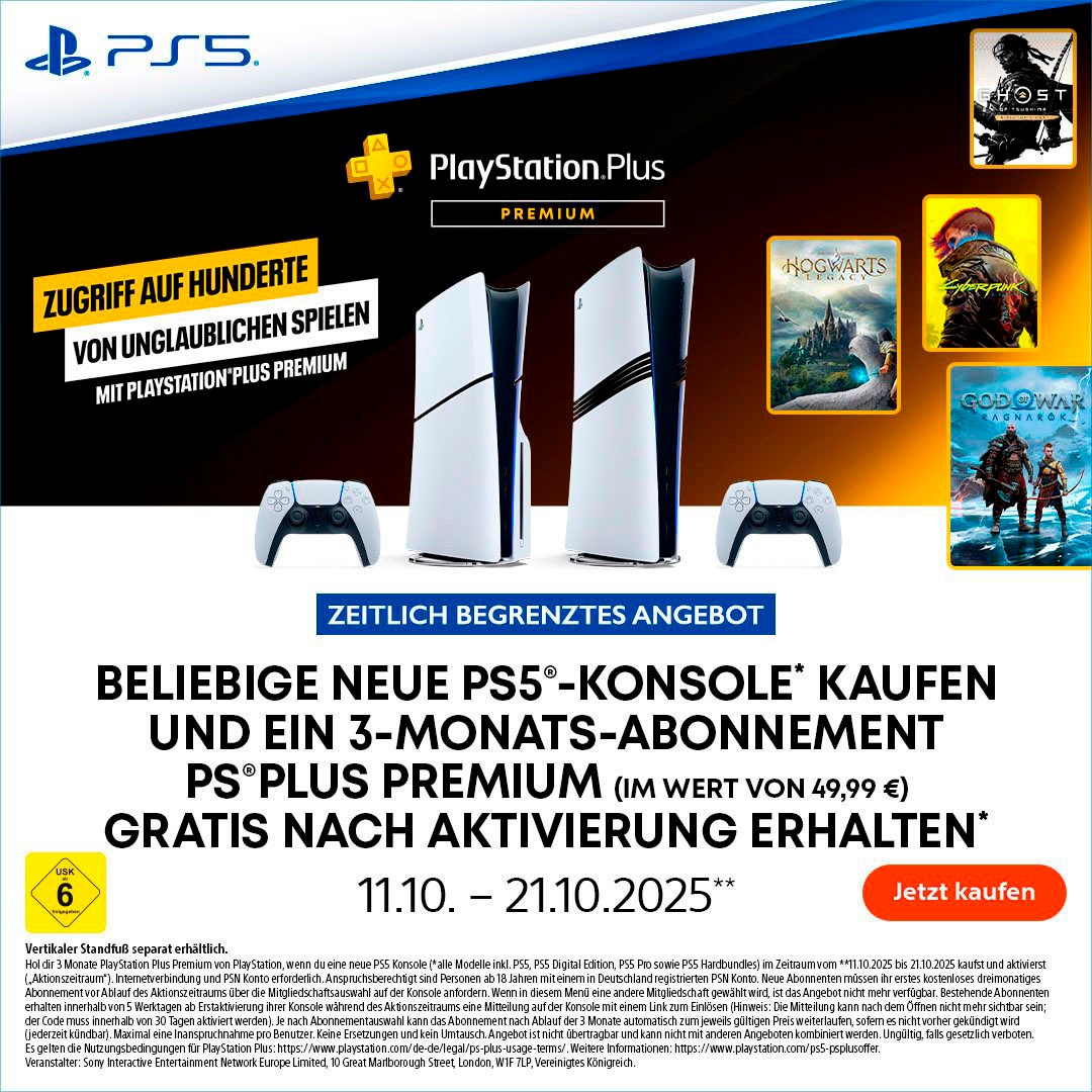 PlayStation 5 Konsolen-Set »PS5 Disk Edition + Anno 117 Pax Romana« 1.000 GB