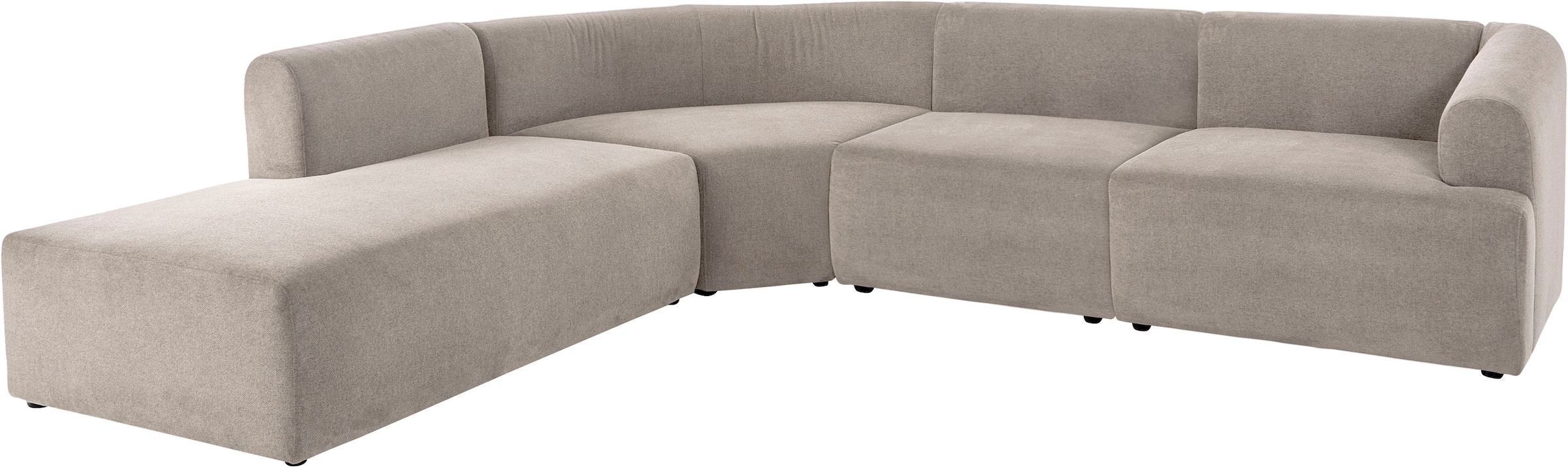 LeGer Home by Lena Gercke Ecksofa »LYZA L-Form links/rechts, Modularsofa, Maße B/T/H: 287/267/74 cm«, als Modul oder separat verwendbar, für individuelle Zusammenstellung